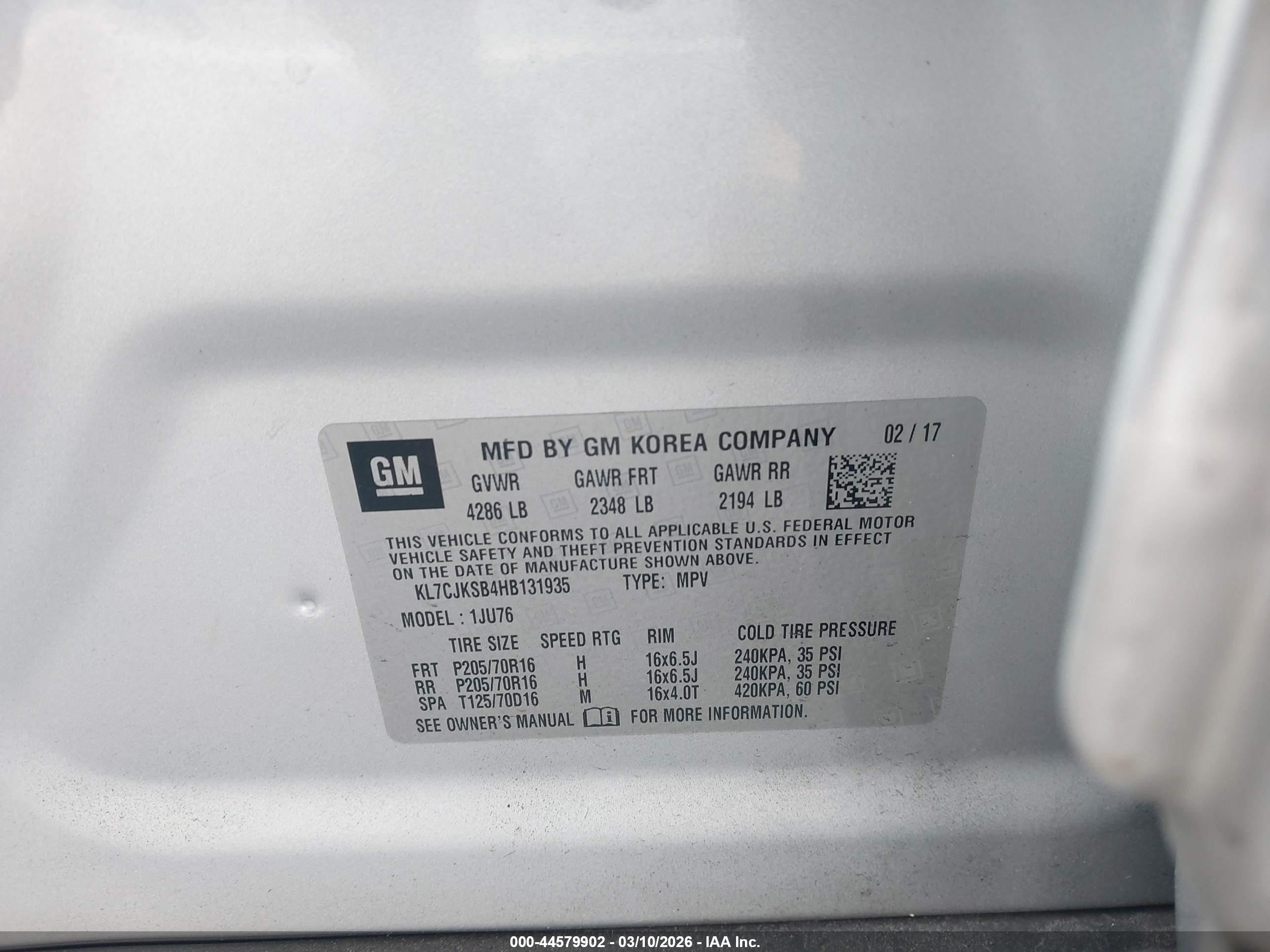 CHEVROLET TRAX image 9