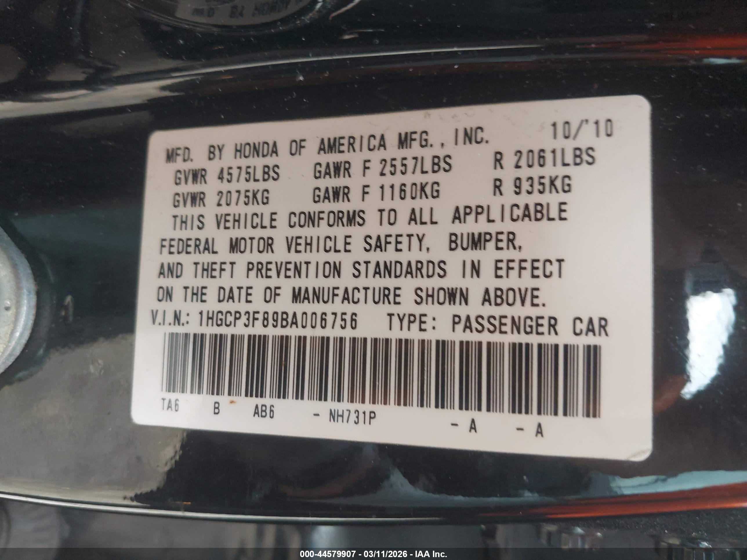 HONDA ACCORD image 9
