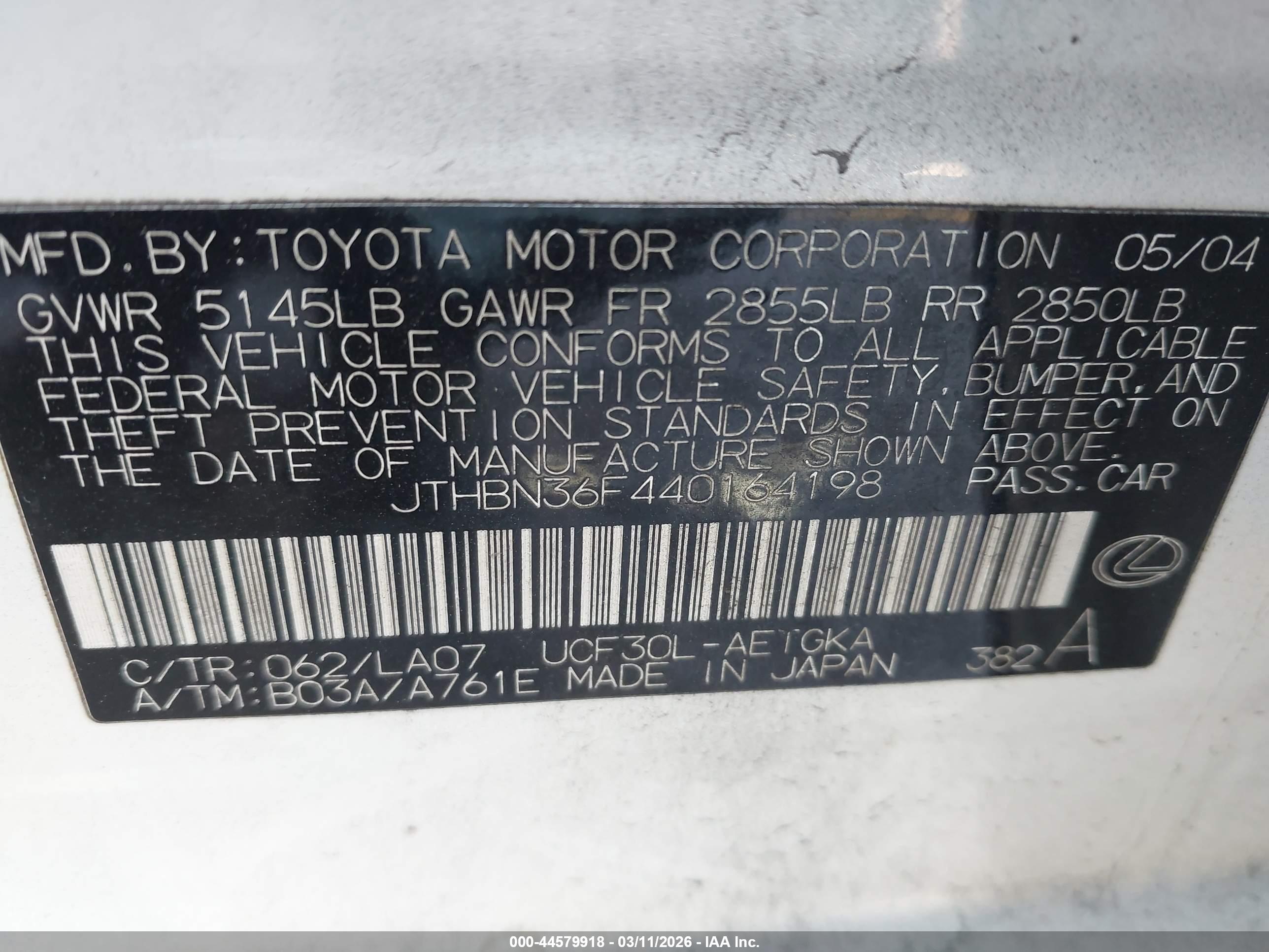 LEXUS LS image 9