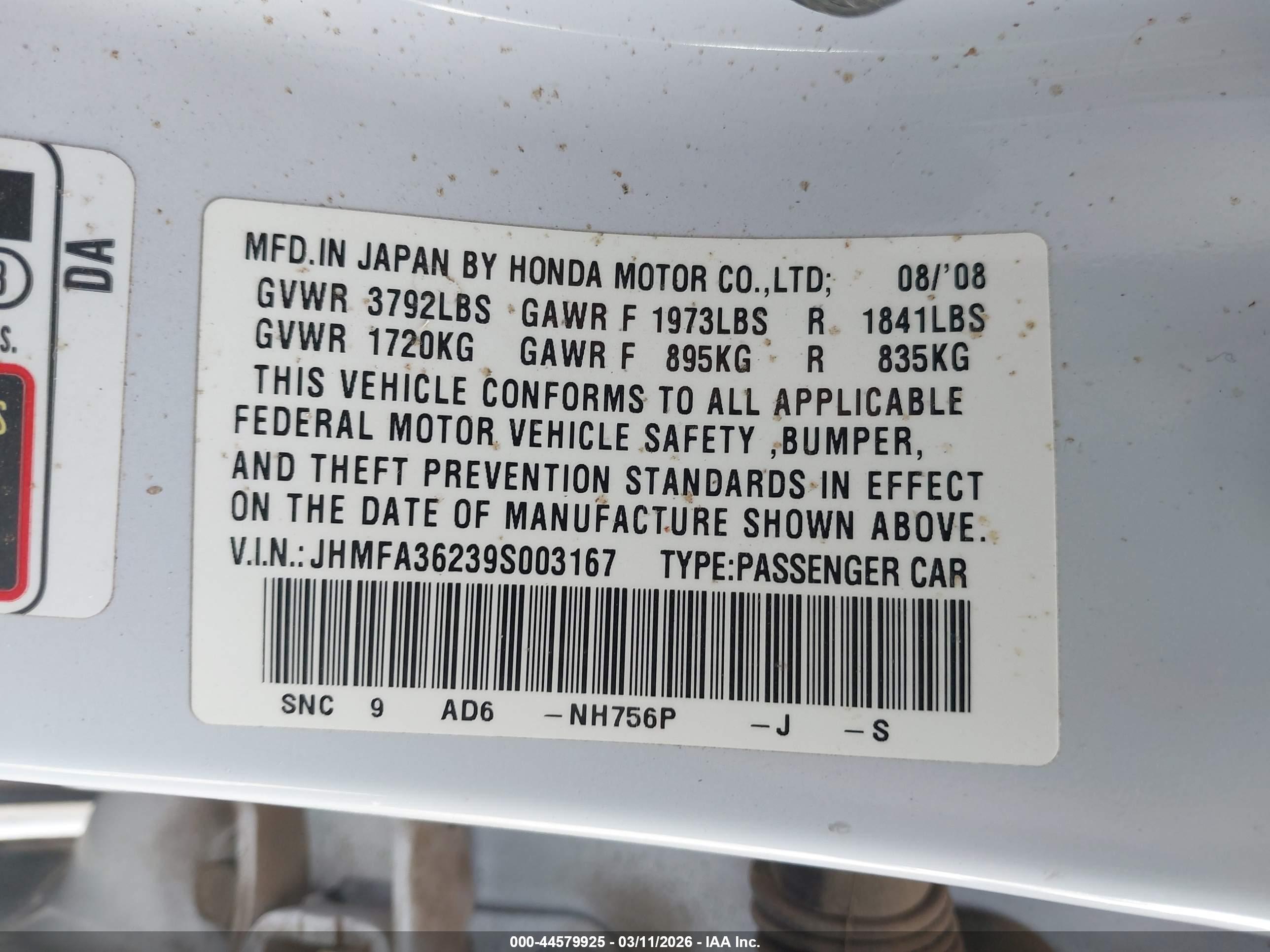 HONDA CIVIC image 9
