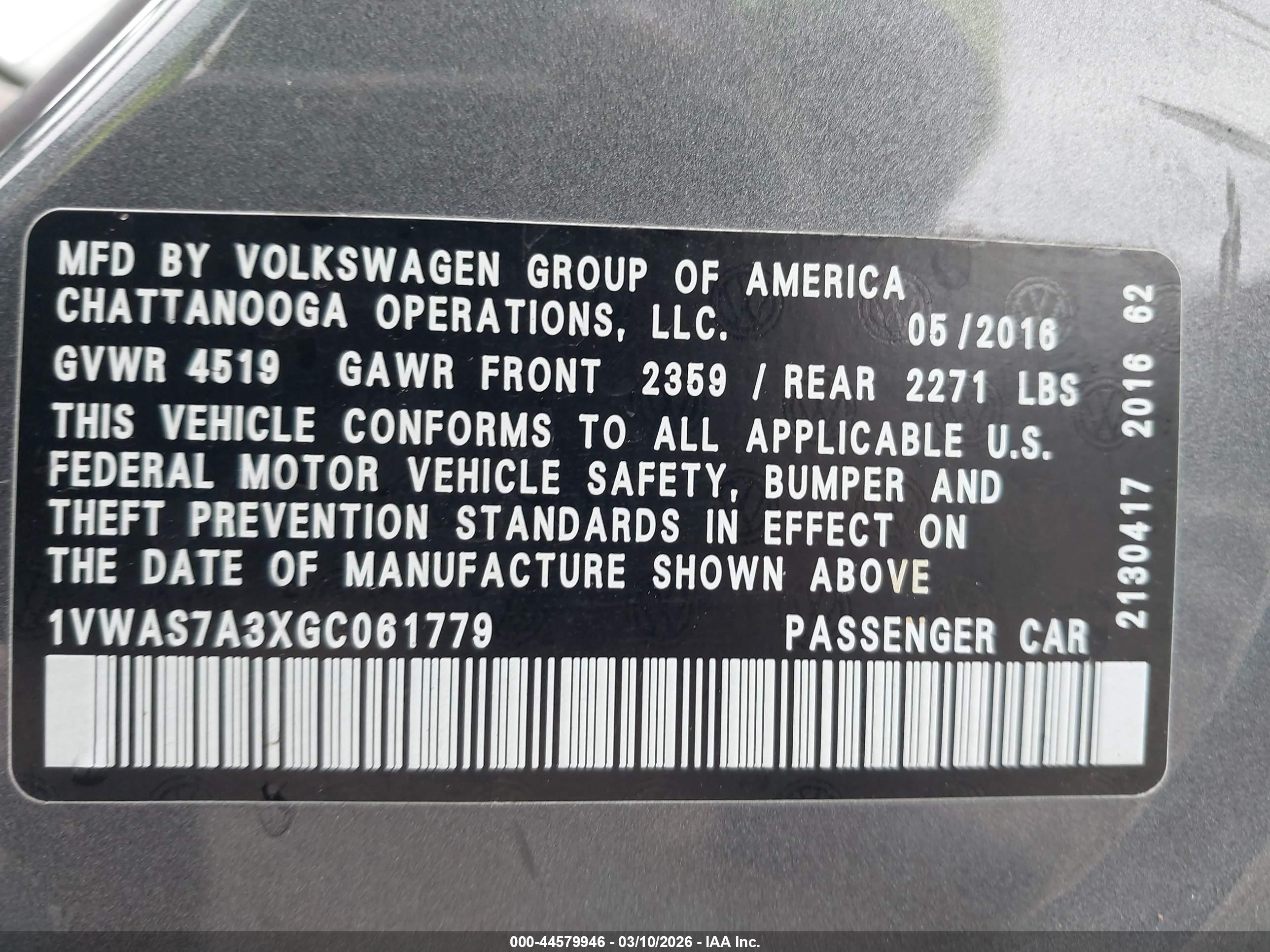 VOLKSWAGEN PASSAT image 9