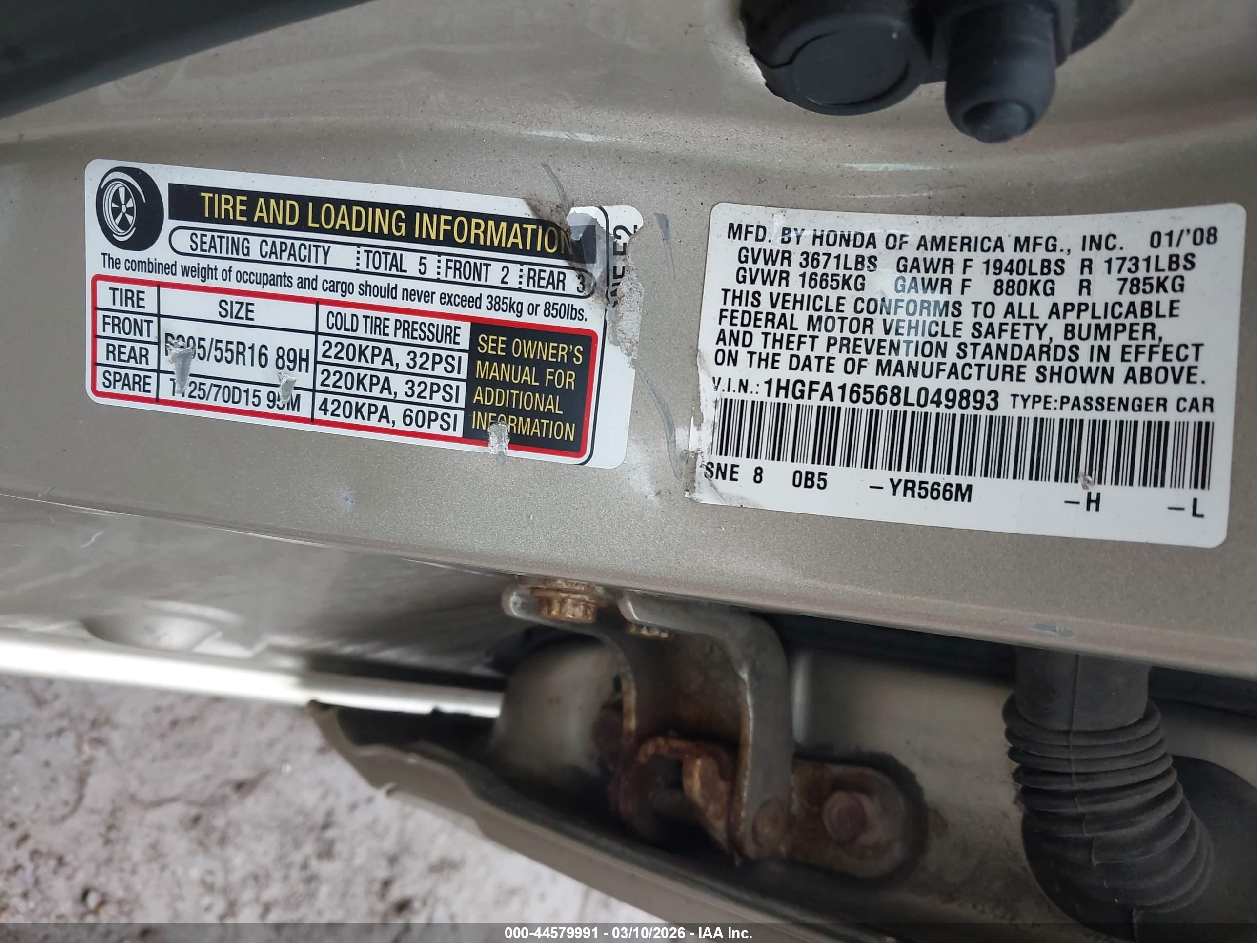 HONDA CIVIC image 9