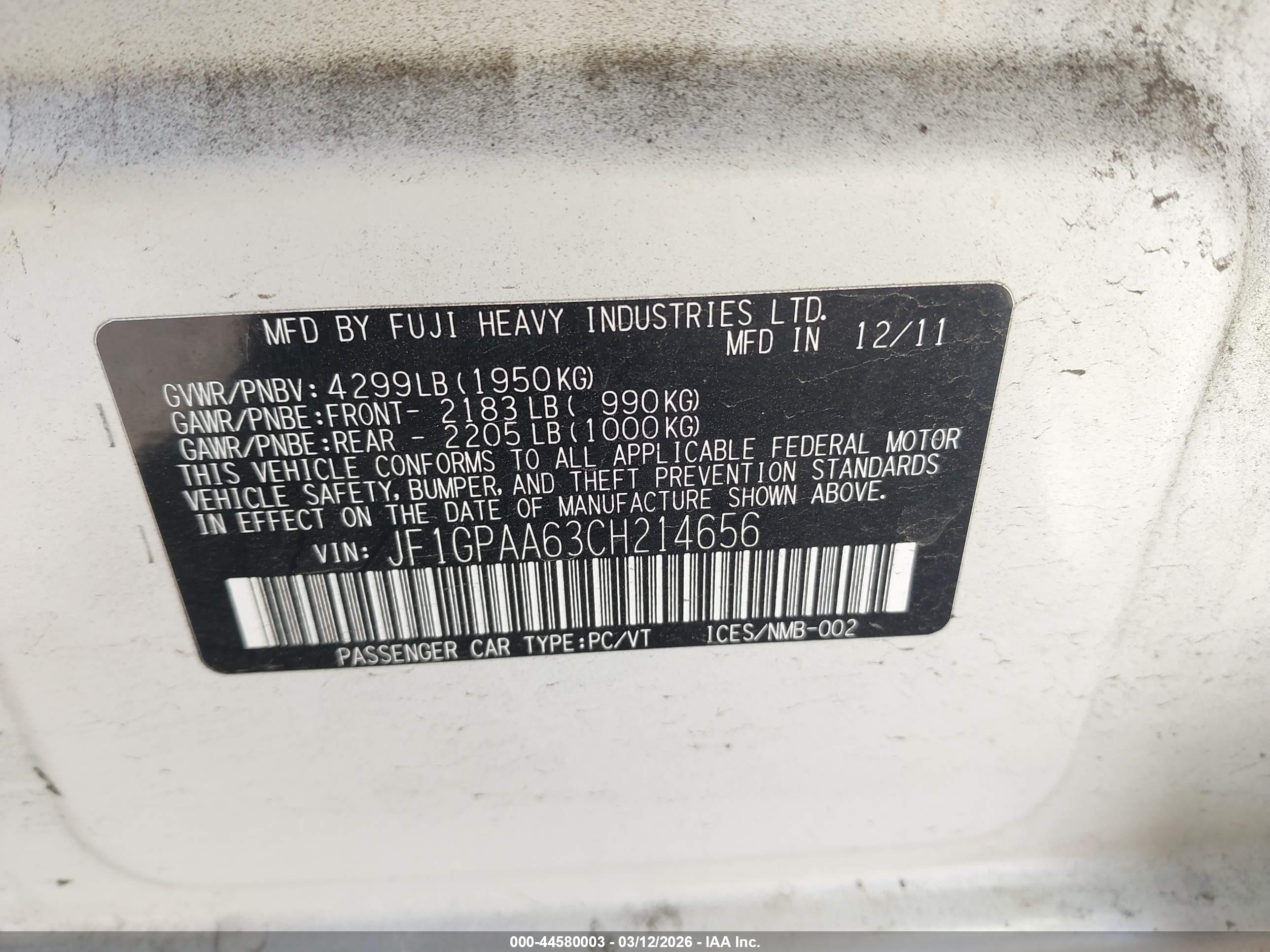 SUBARU IMPREZA image 9