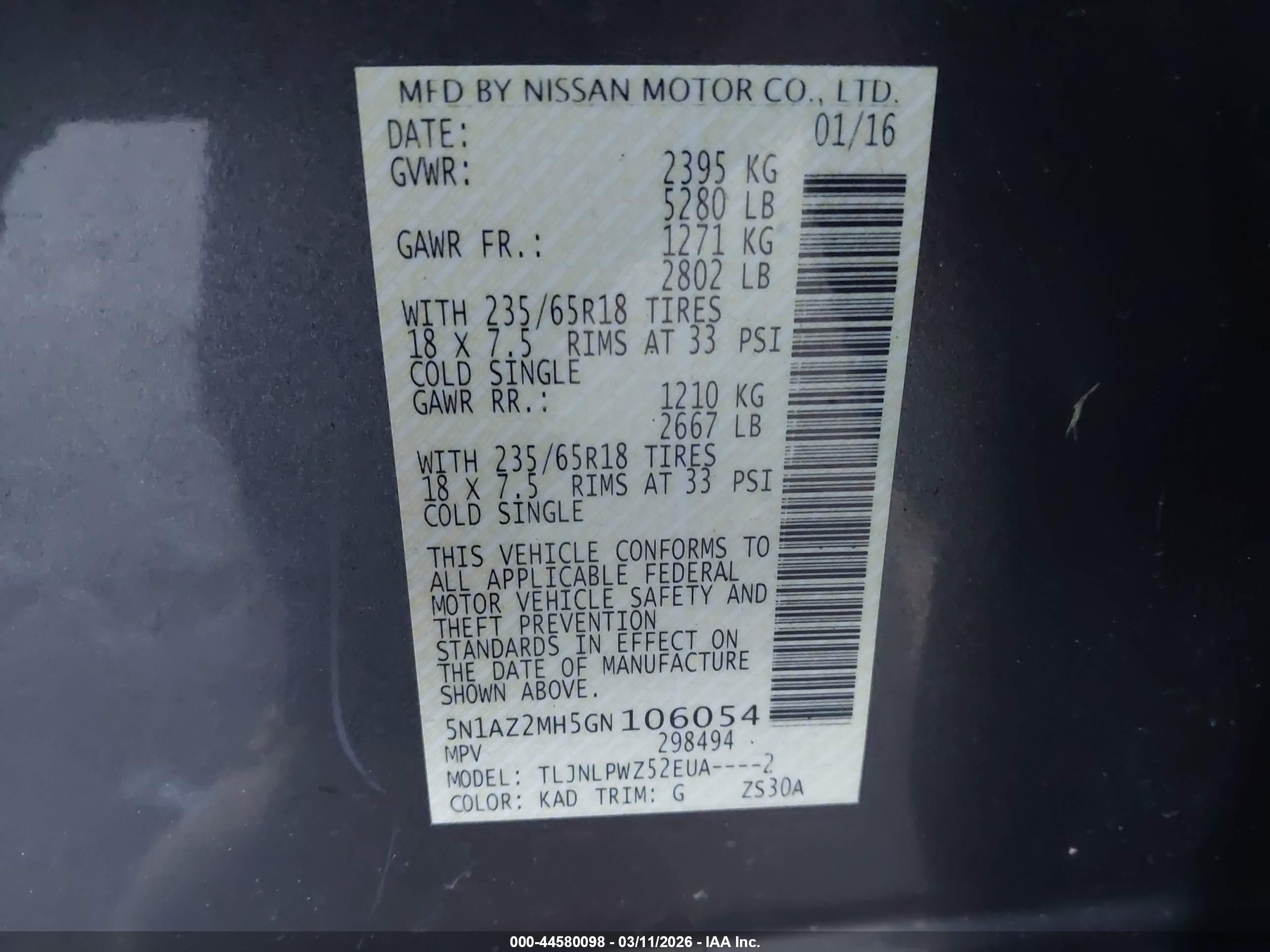 NISSAN MURANO image 9