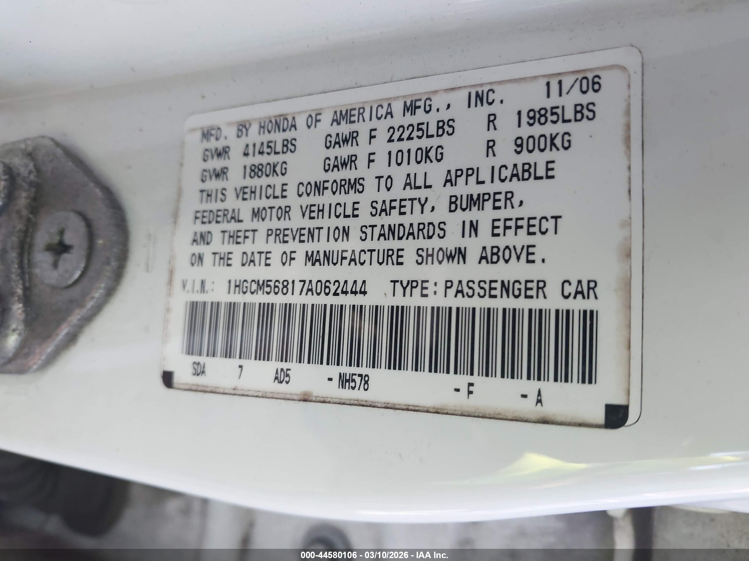 HONDA ACCORD image 9