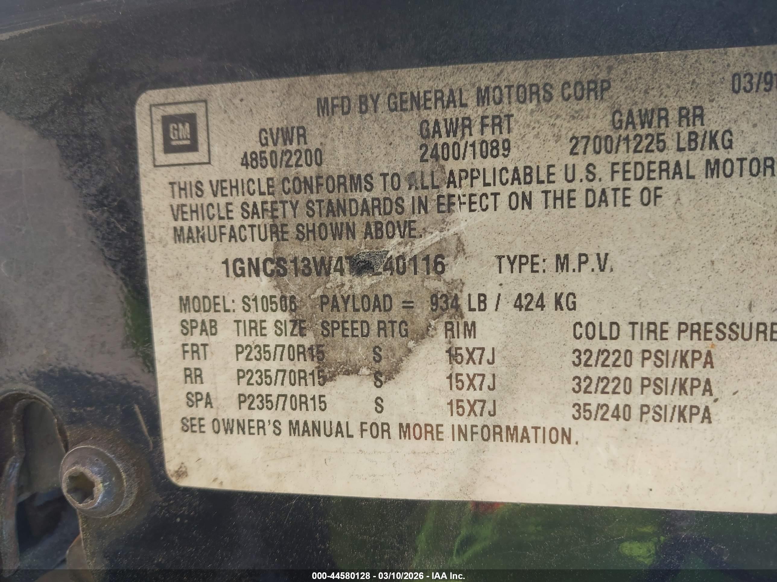 CHEVROLET BLAZER image 9