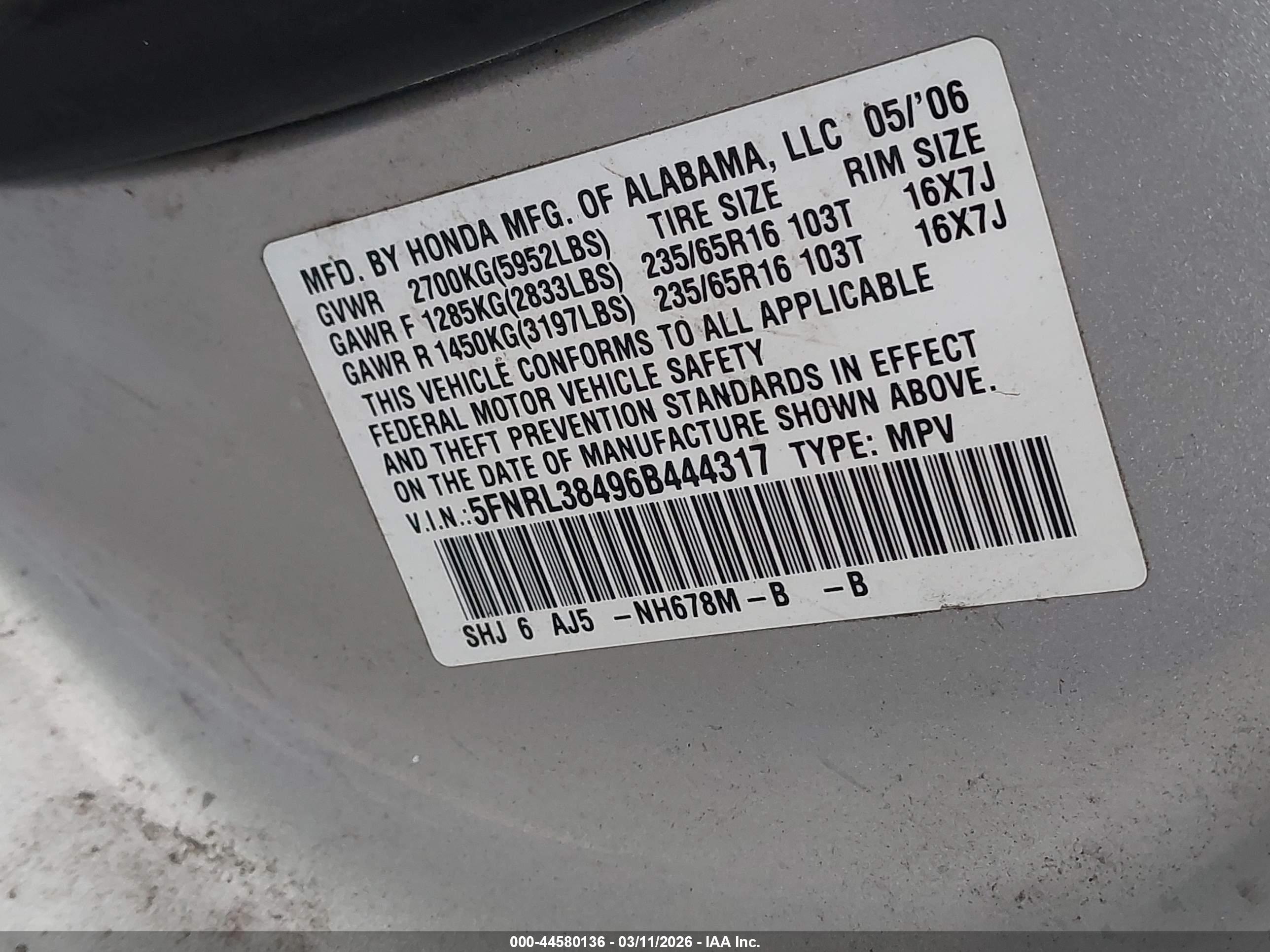 HONDA ODYSSEY image 9
