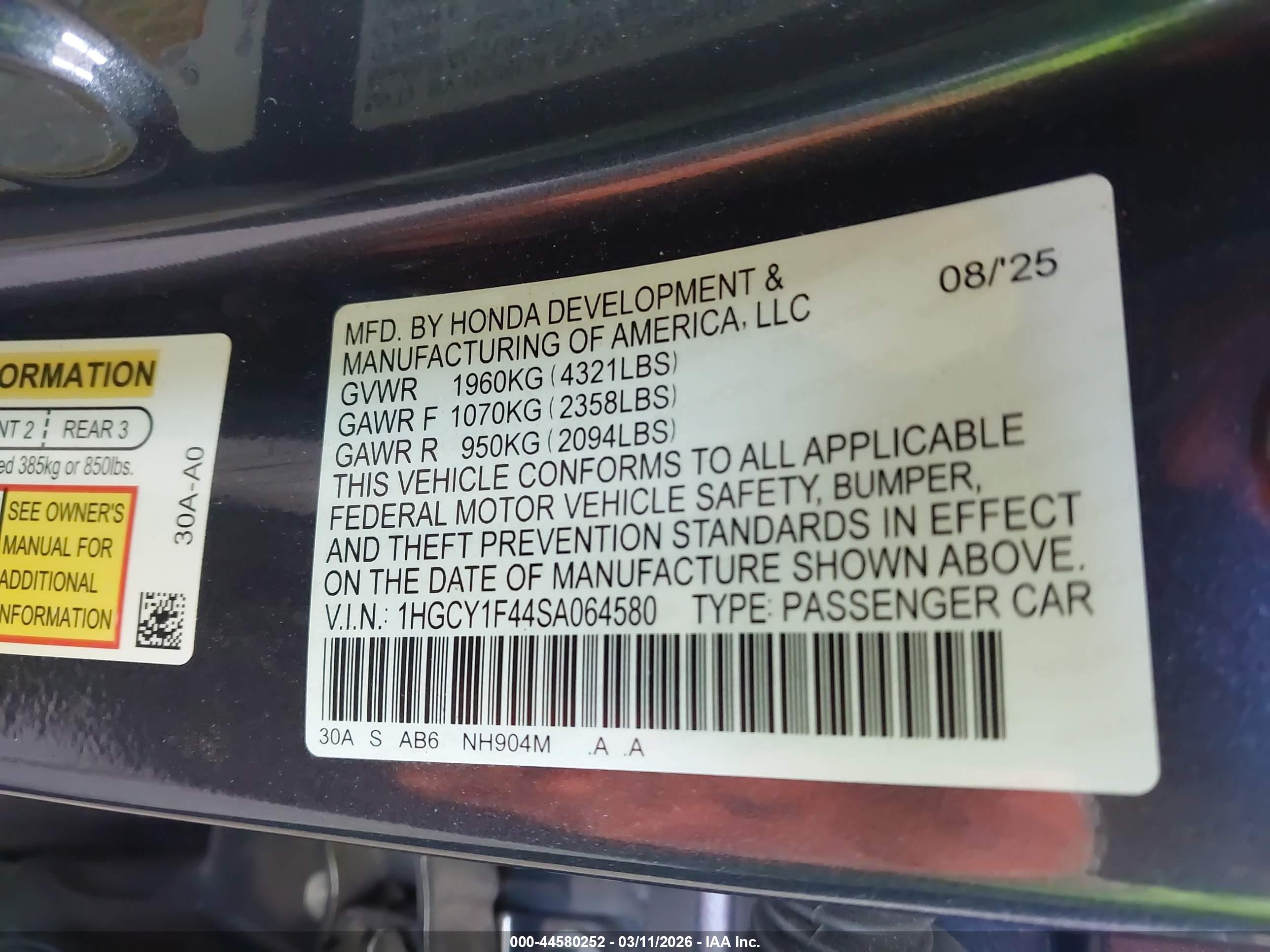 HONDA ACCORD image 9