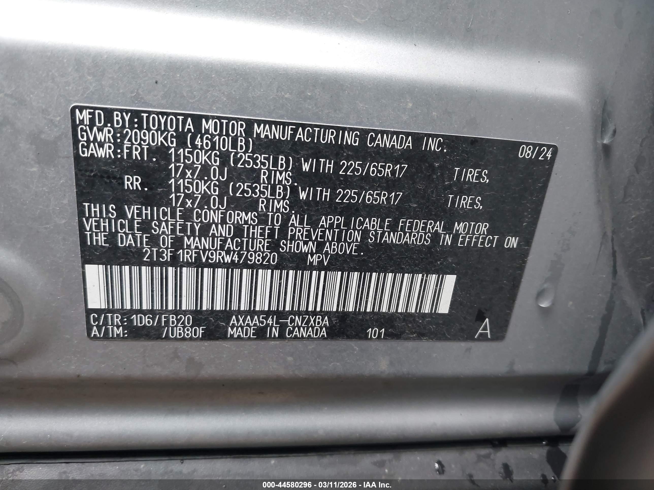 TOYOTA RAV4 image 9