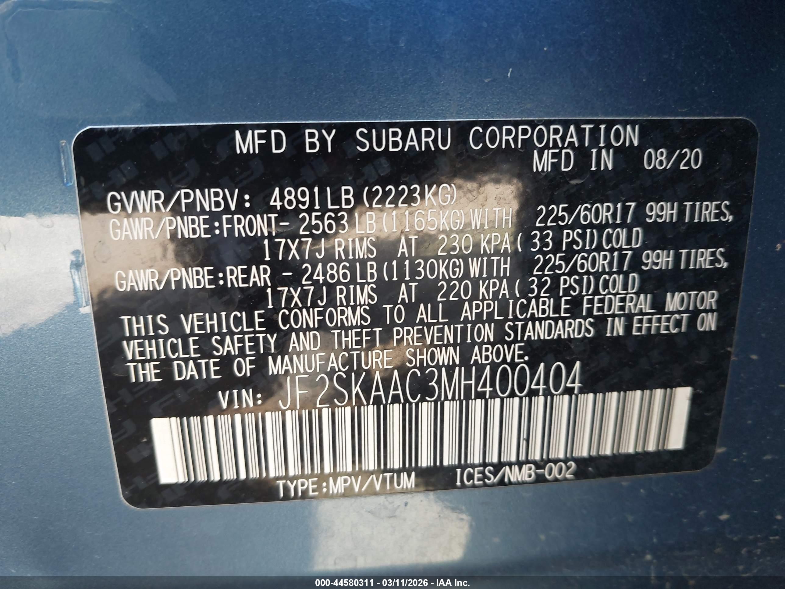 SUBARU FORESTER image 9