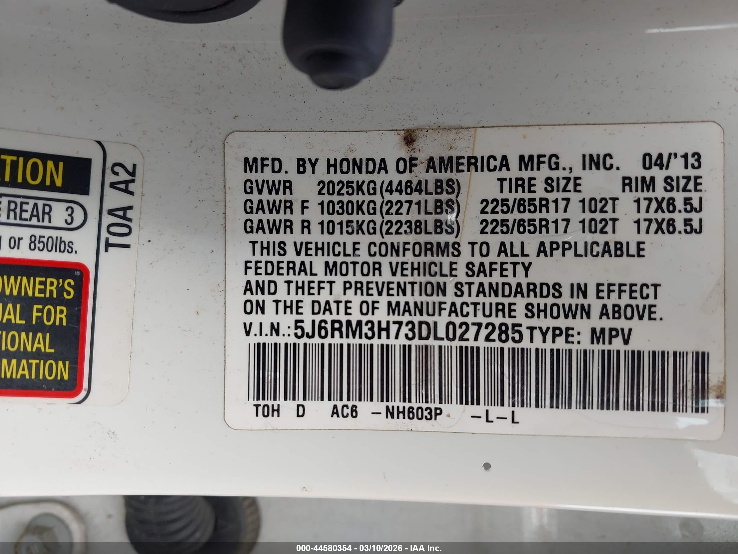 HONDA CR-V image 9