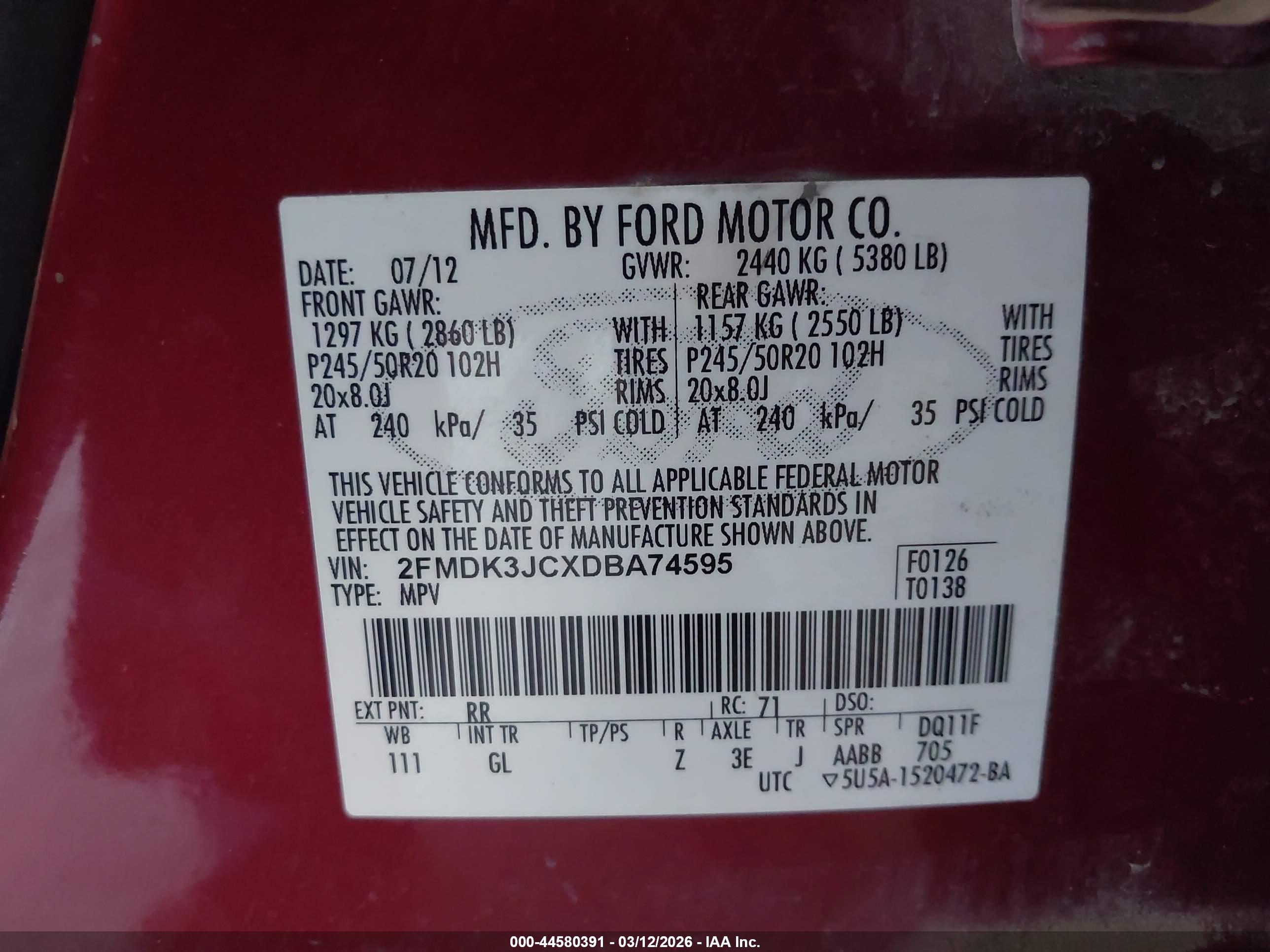FORD EDGE image 9