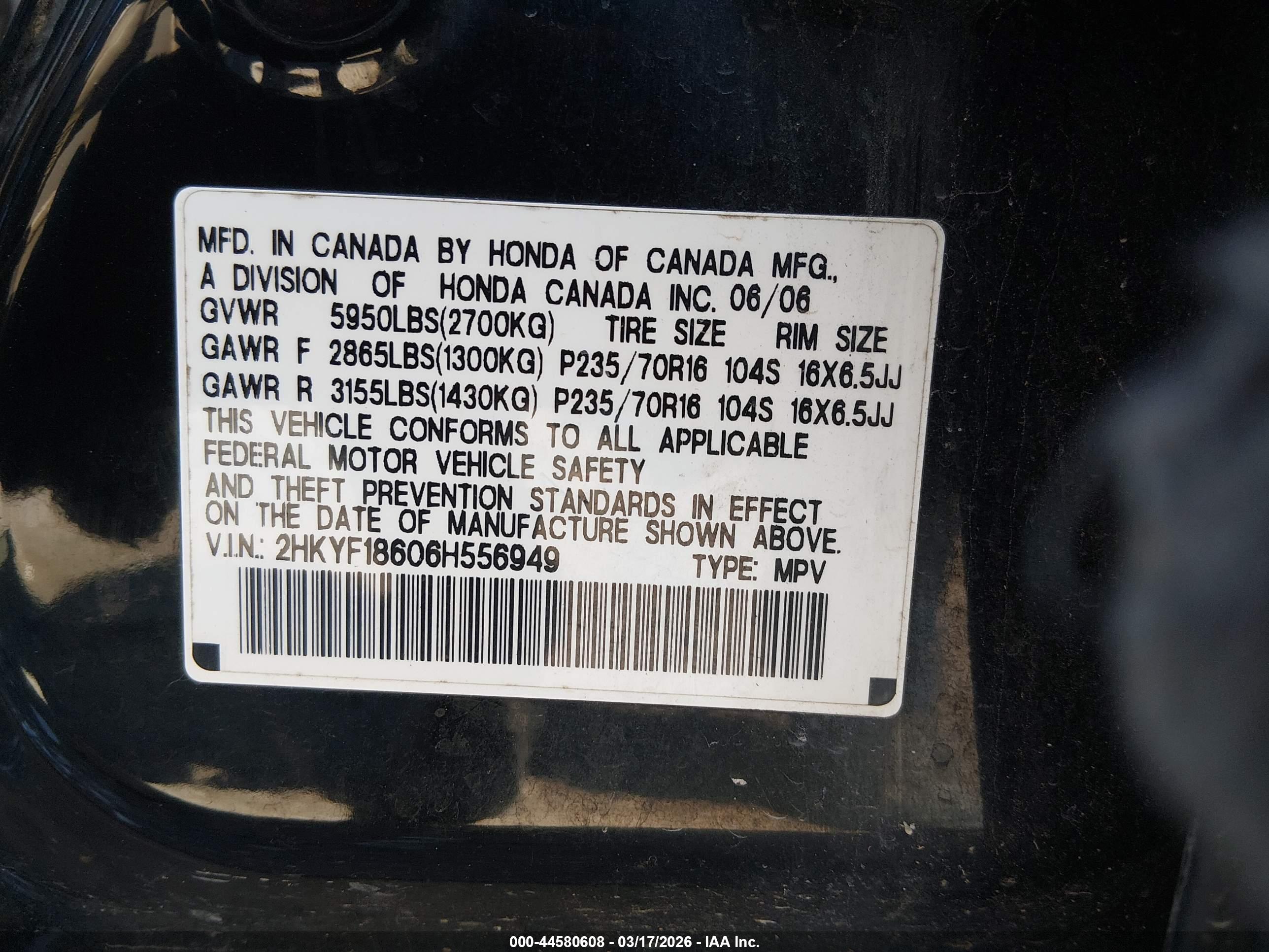 HONDA PILOT image 9