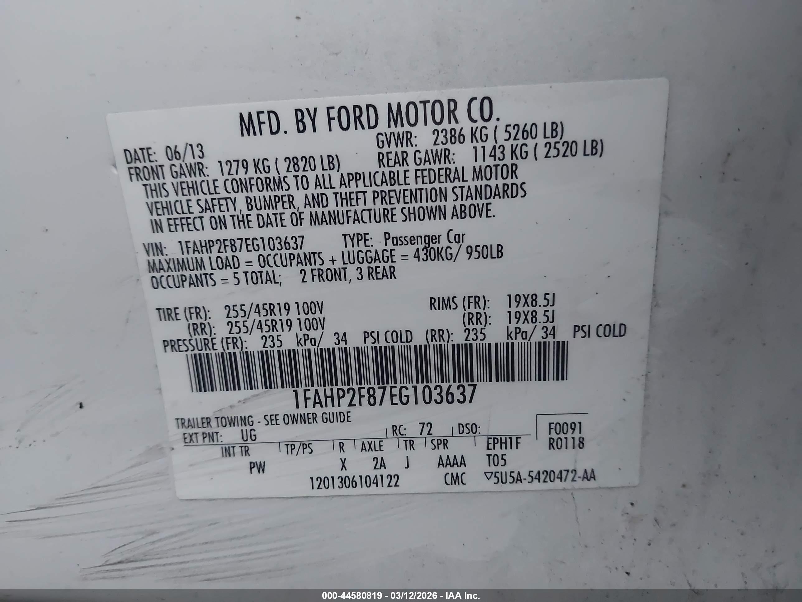FORD TAURUS image 9
