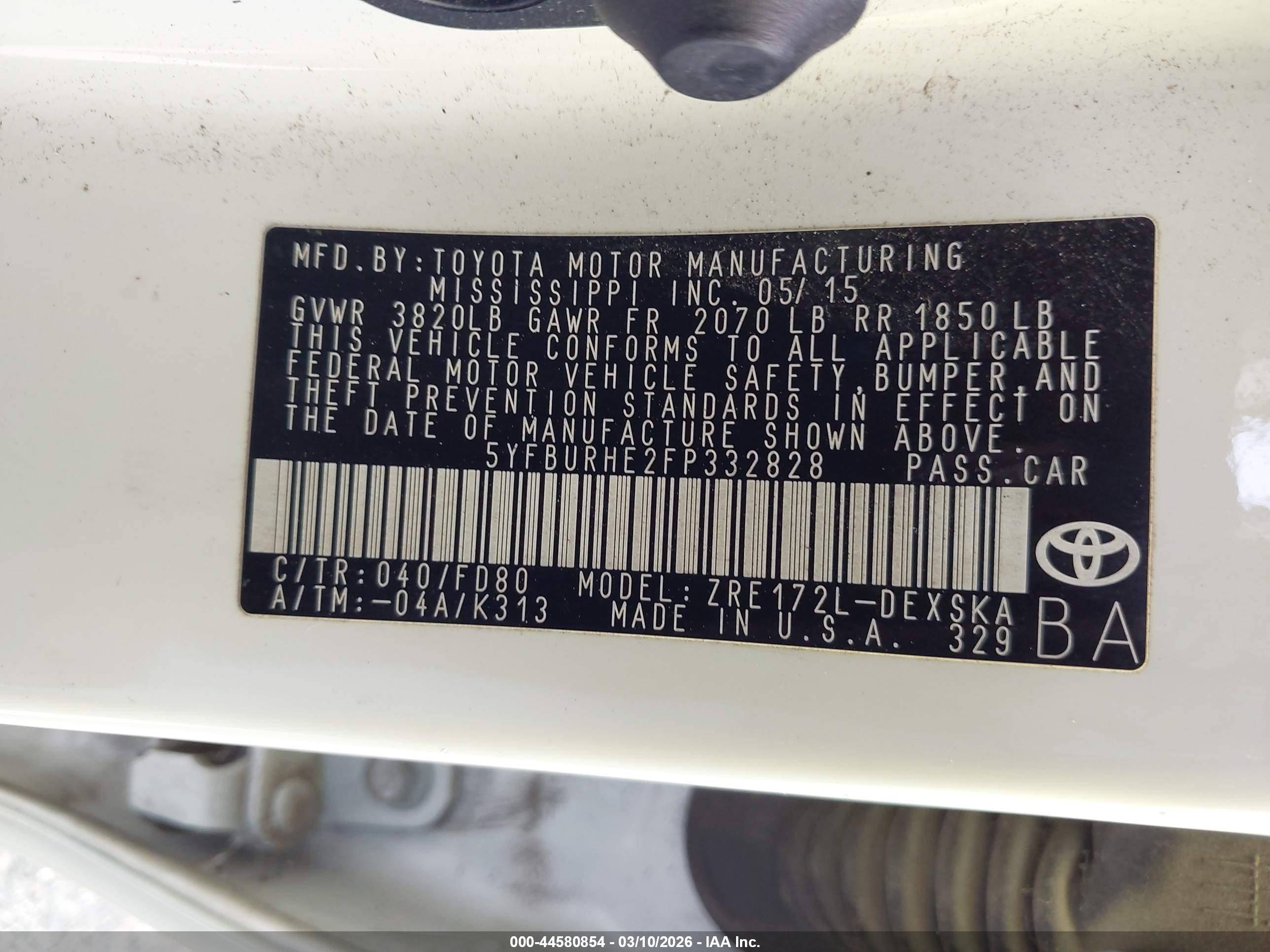 TOYOTA COROLLA image 9