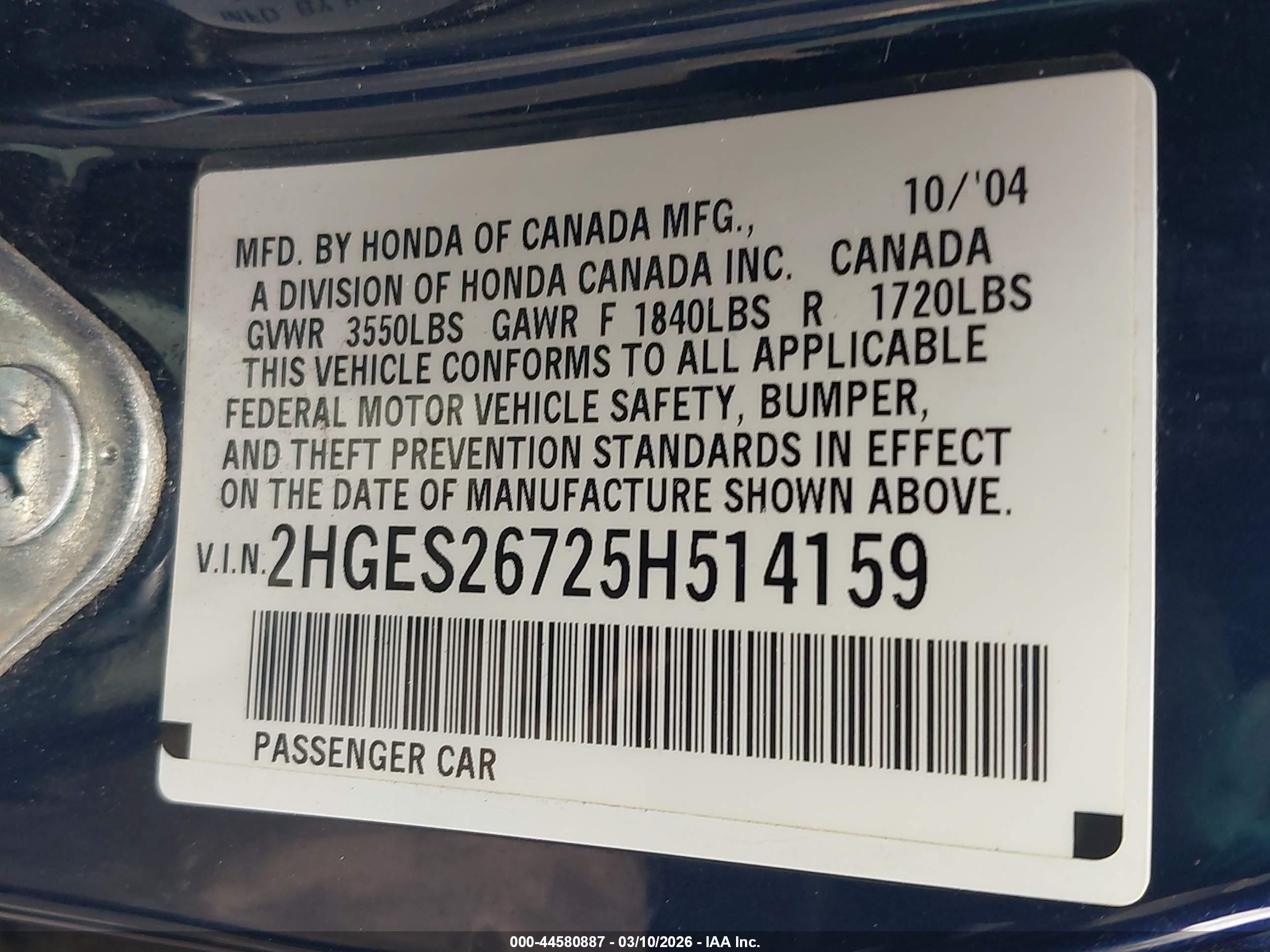 HONDA CIVIC image 9