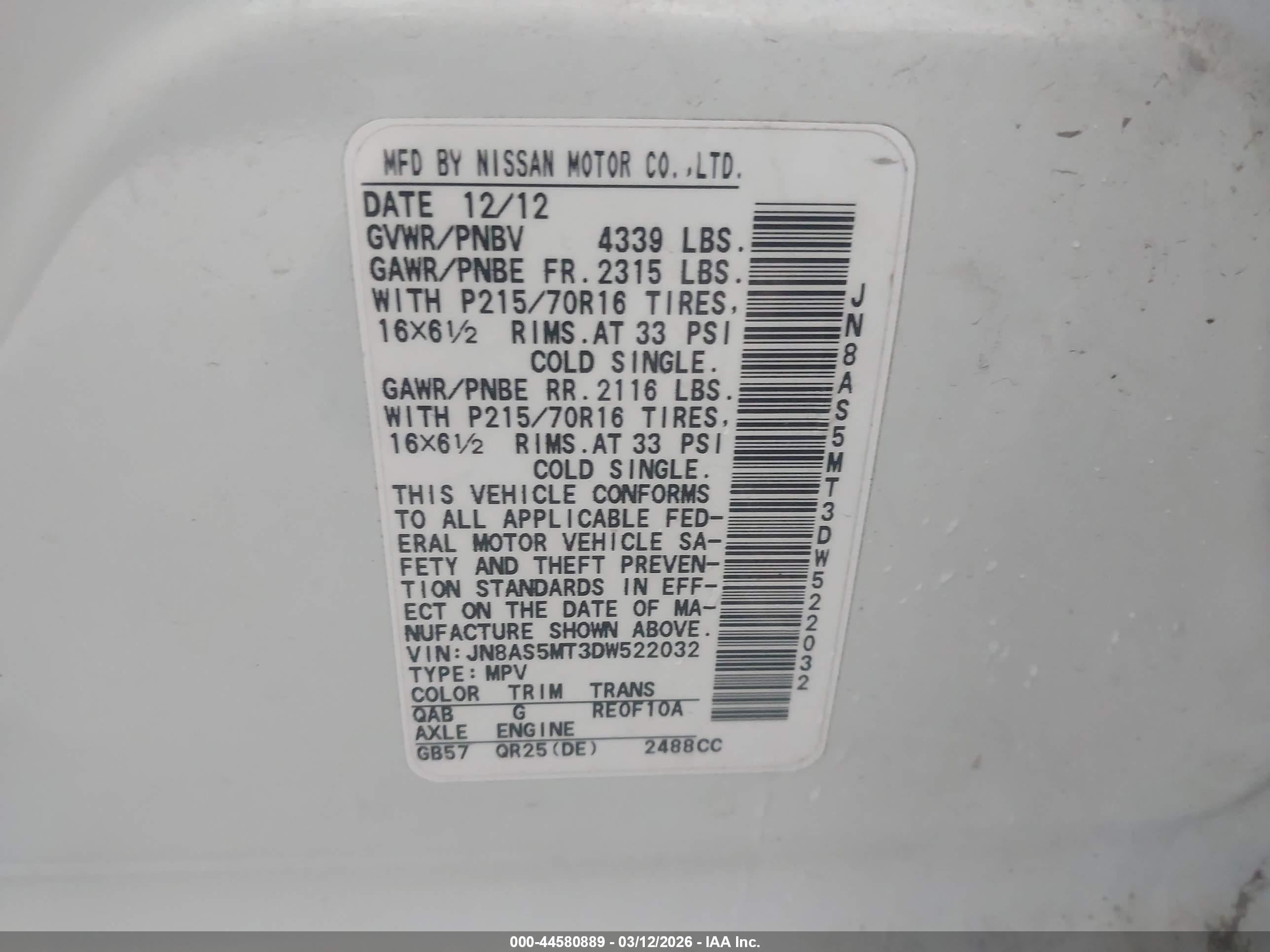 NISSAN ROGUE image 9