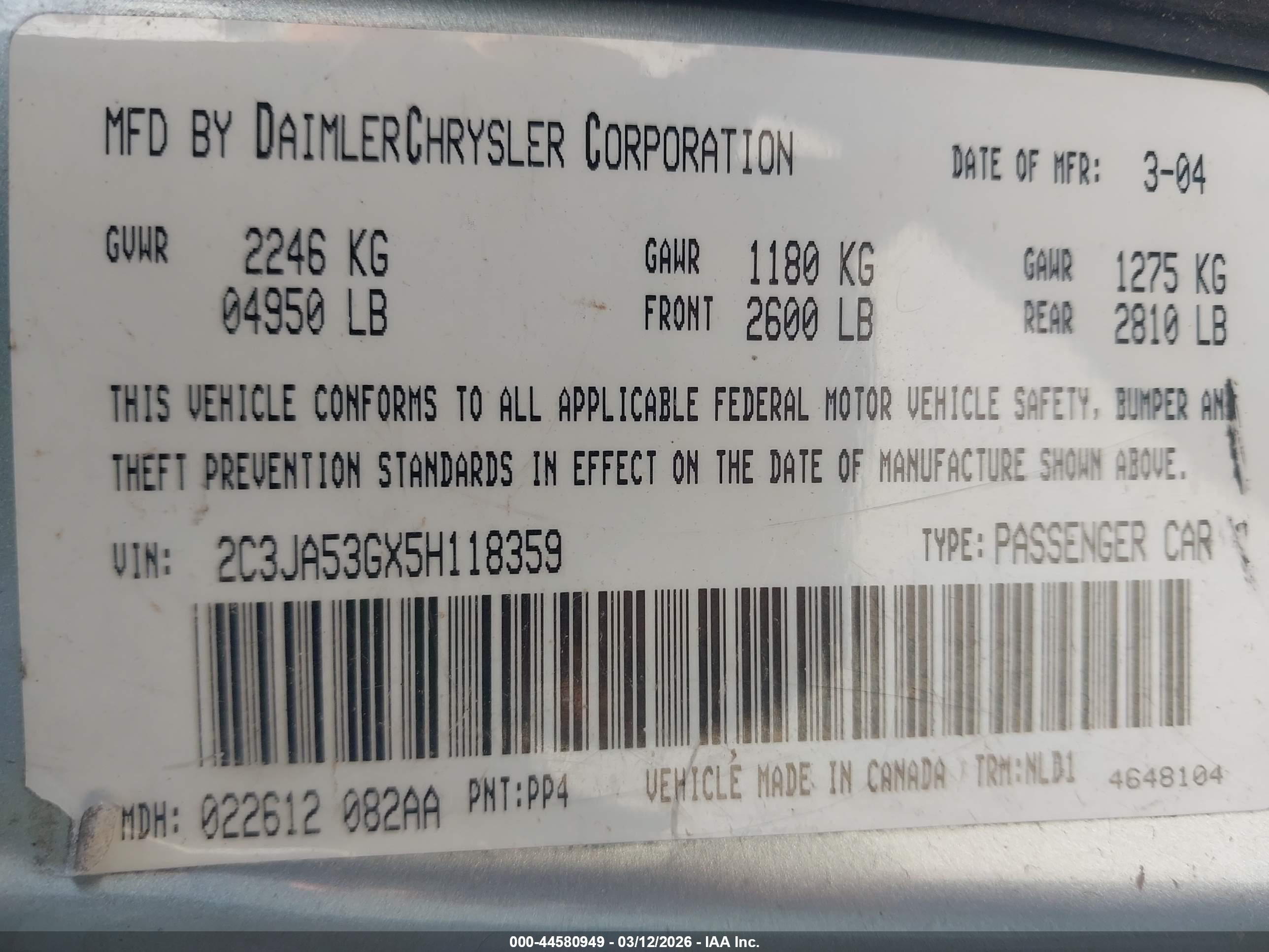 CHRYSLER 300 image 9
