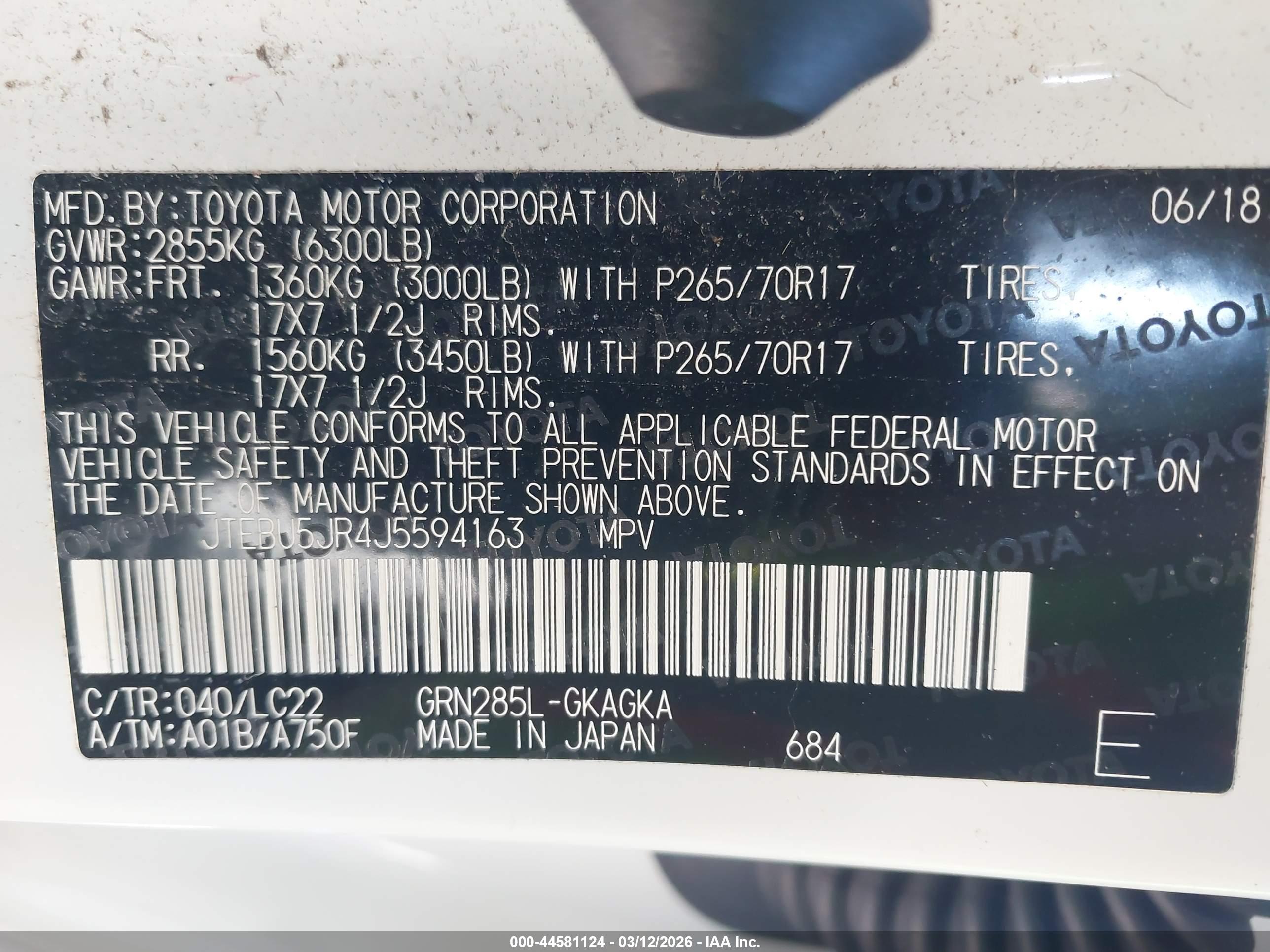 TOYOTA 4RUNNER image 9