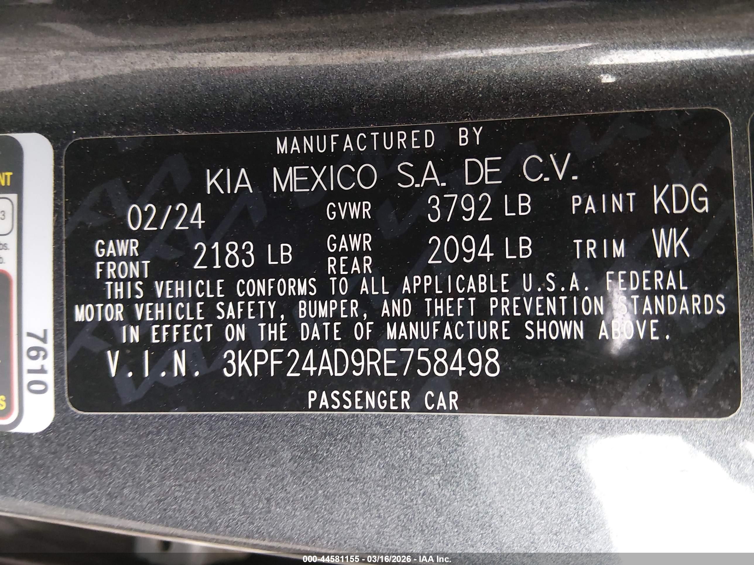 KIA FORTE image 9