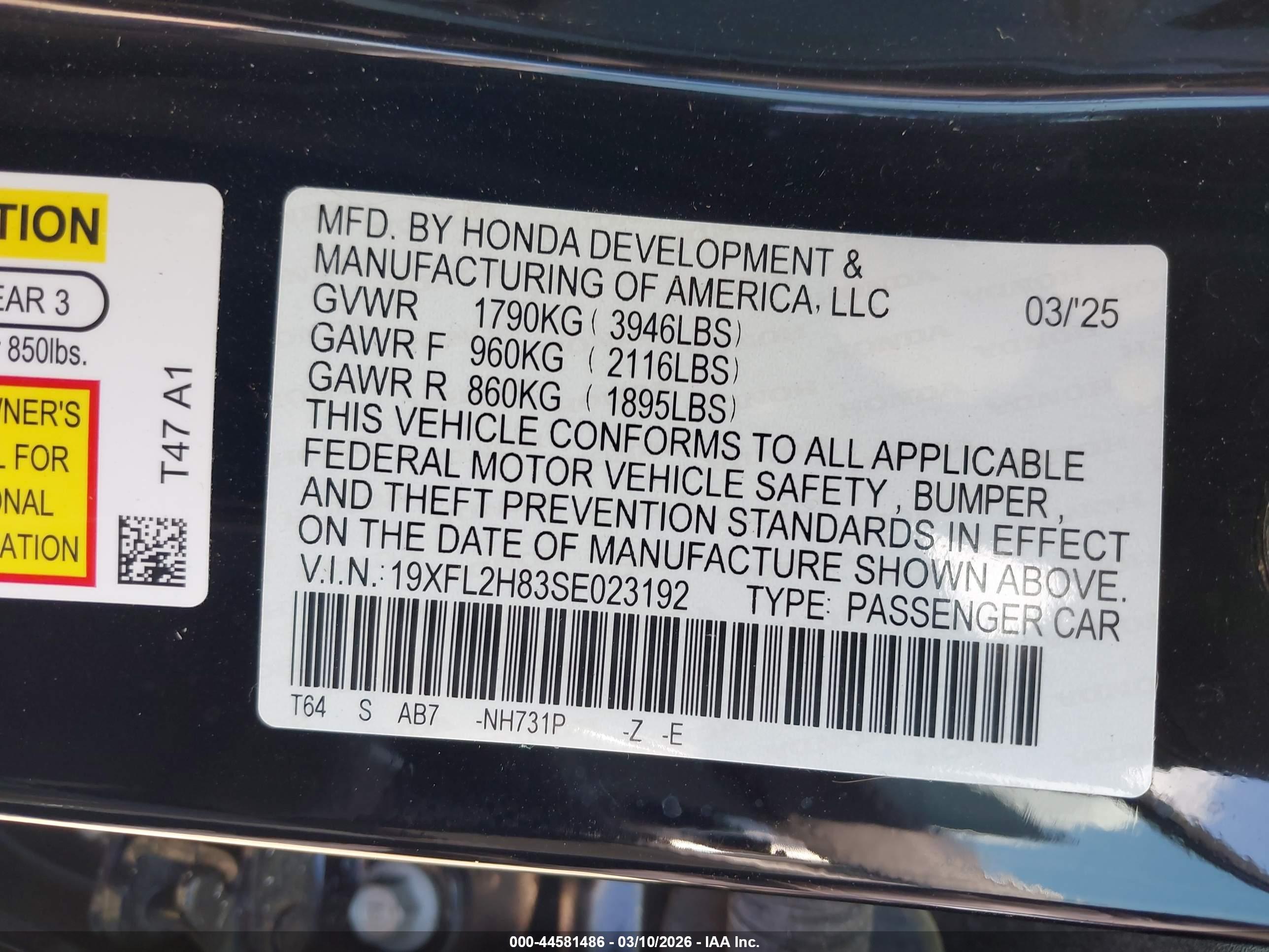 HONDA CIVIC image 9