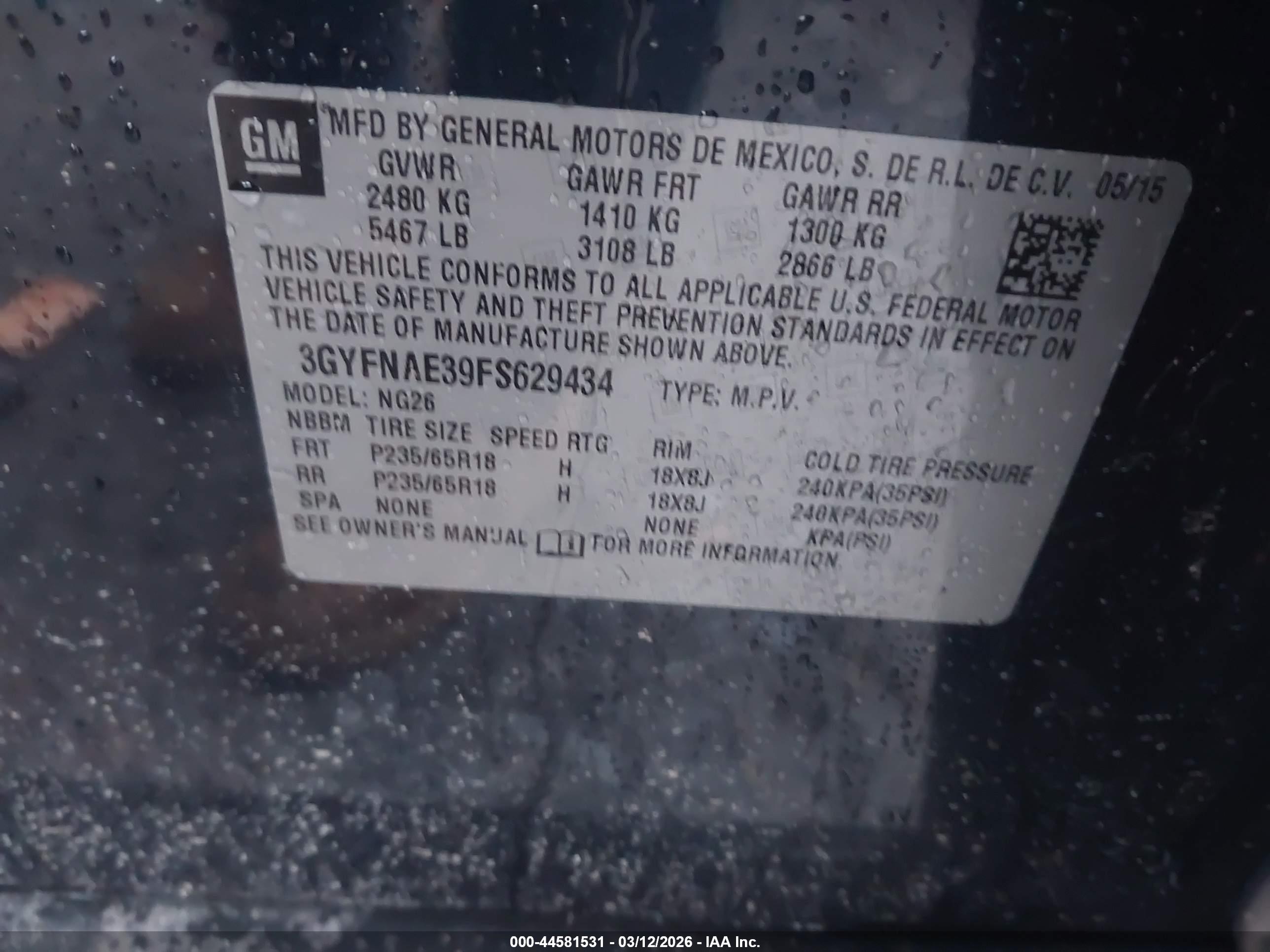 CADILLAC SRX image 9