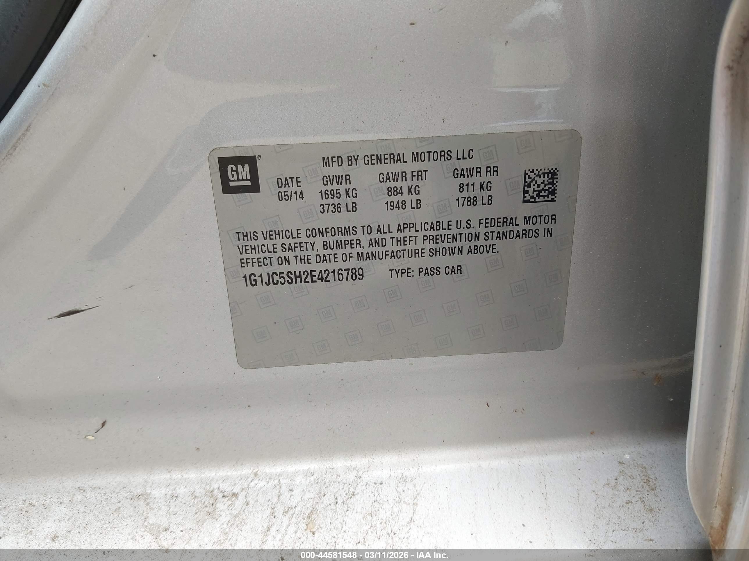 CHEVROLET SONIC image 9