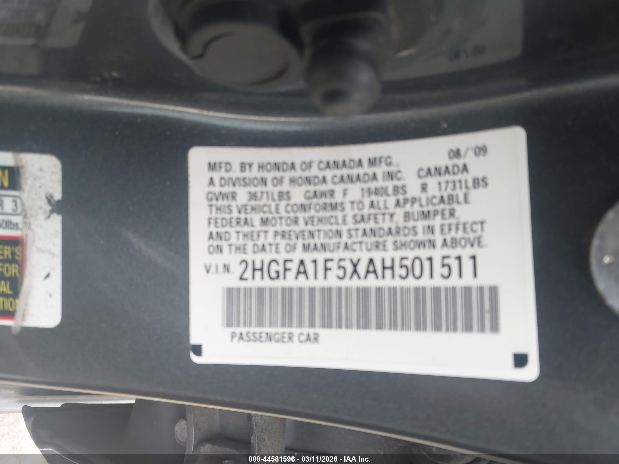 HONDA CIVIC image 9