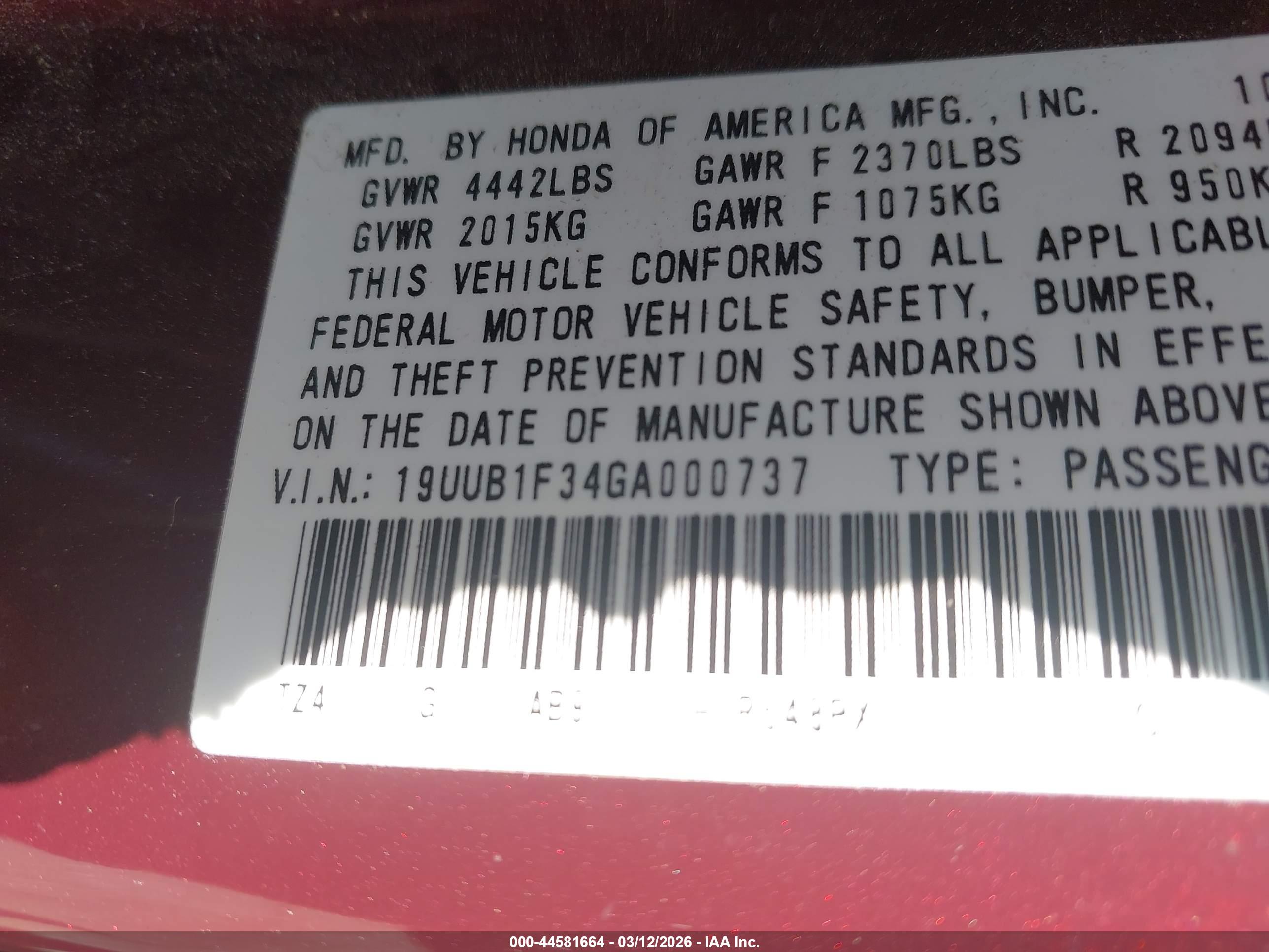 ACURA TLX image 9