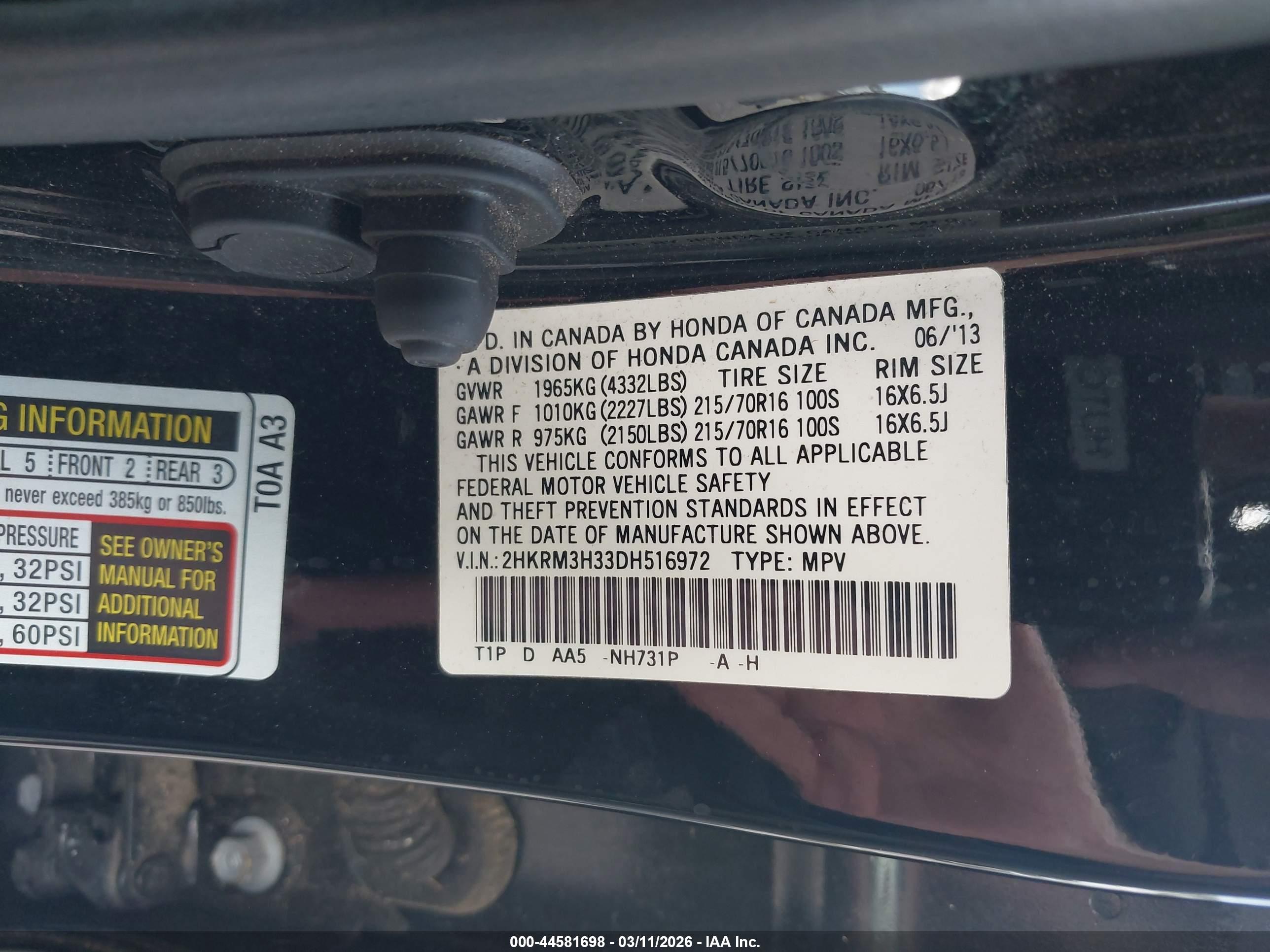 HONDA CR-V image 9