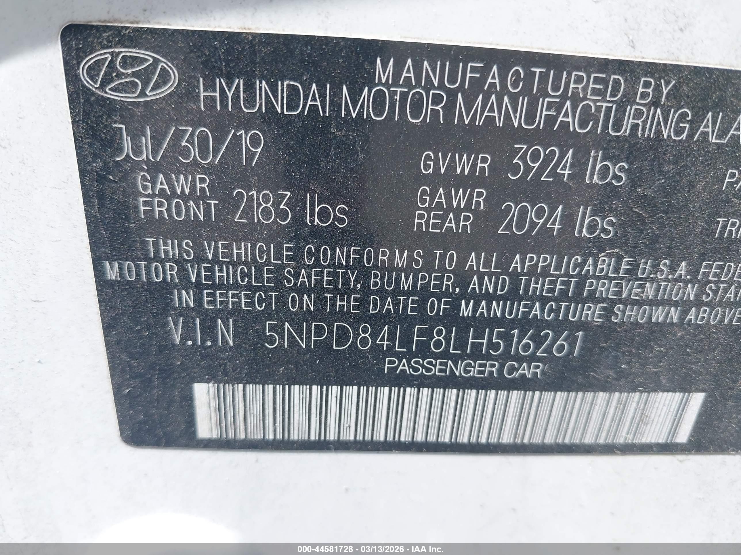 HYUNDAI ELANTRA image 9