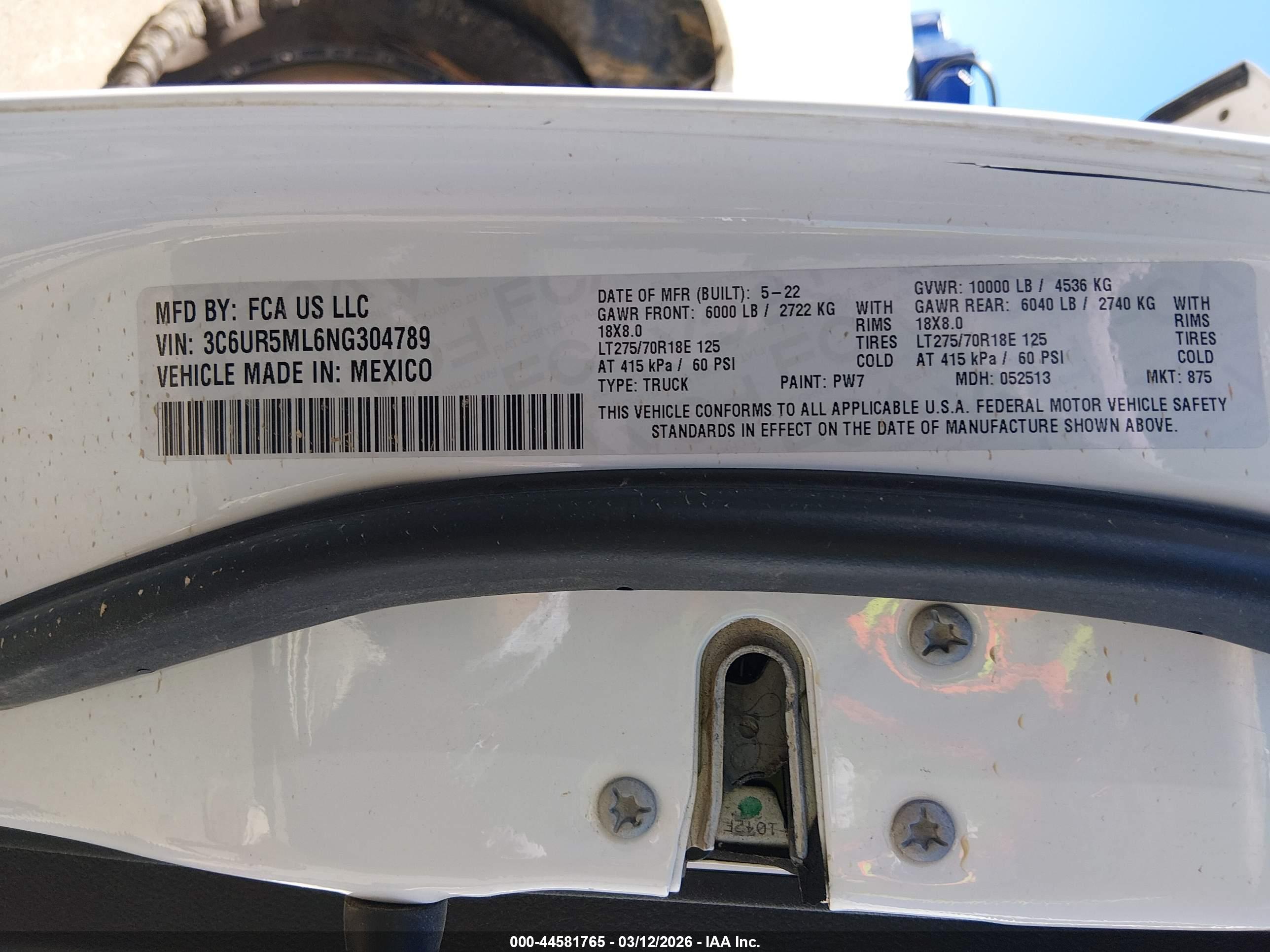 RAM 2500 image 9