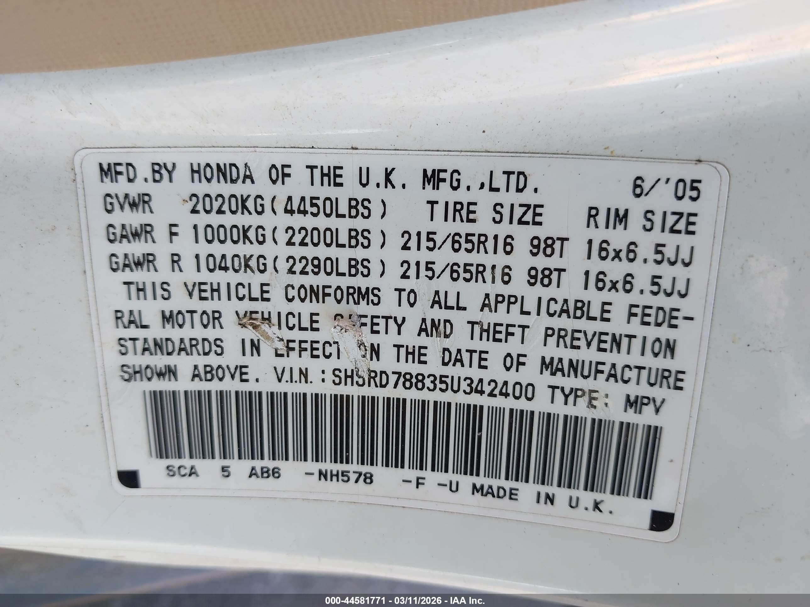 HONDA CR-V image 9