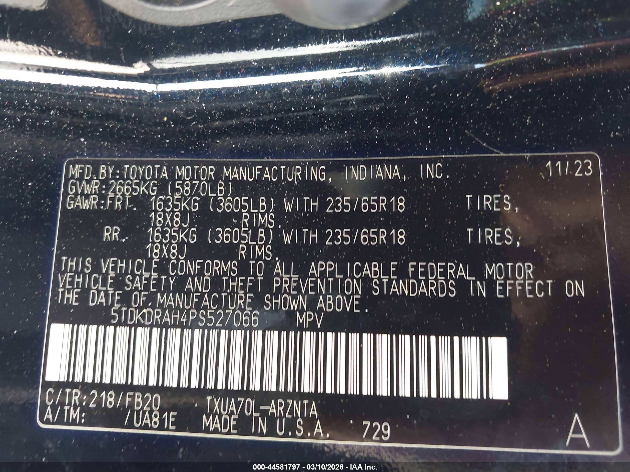 TOYOTA HIGHLANDER image 9