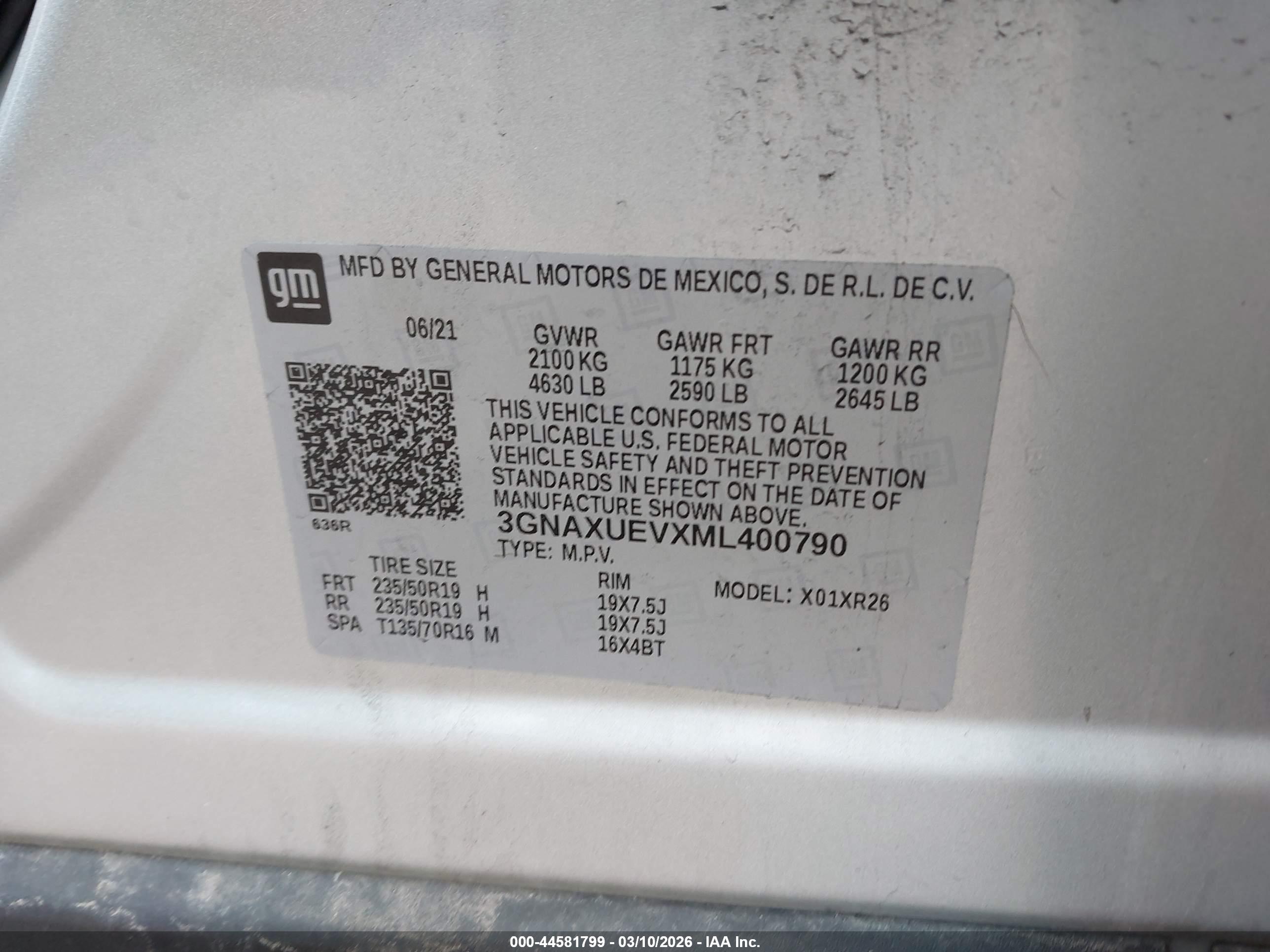 CHEVROLET EQUINOX image 9