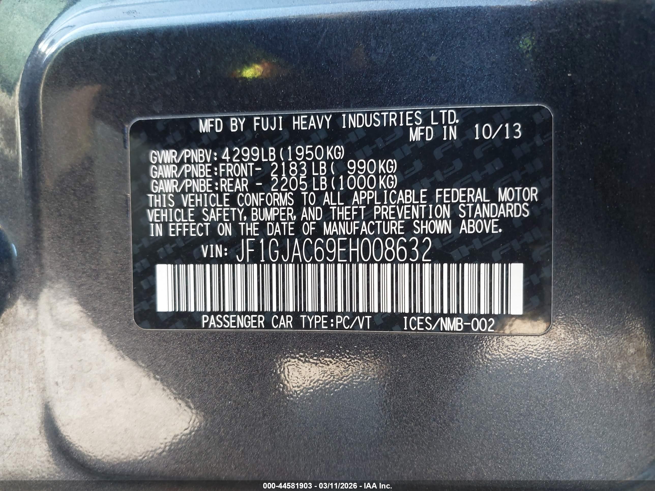 SUBARU IMPREZA image 9