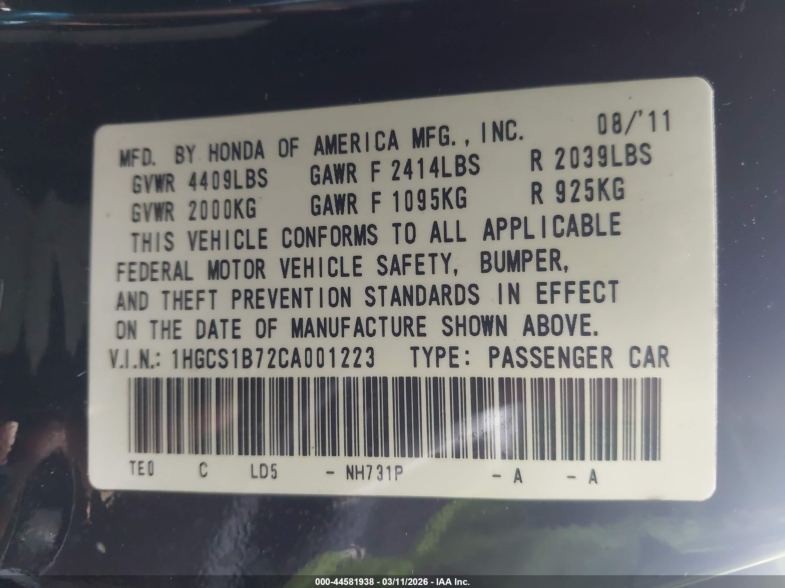 HONDA ACCORD image 9