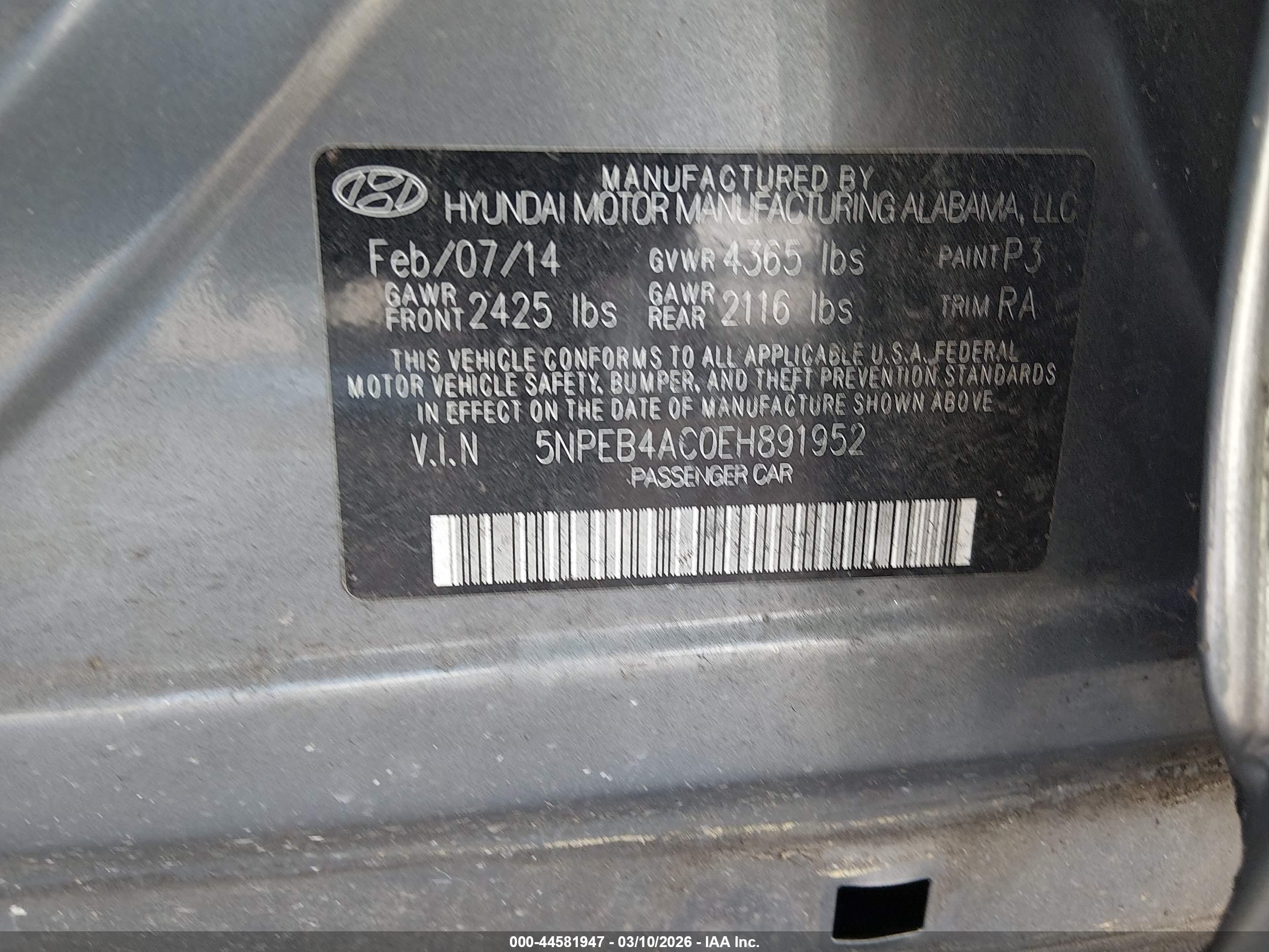 HYUNDAI SONATA image 9