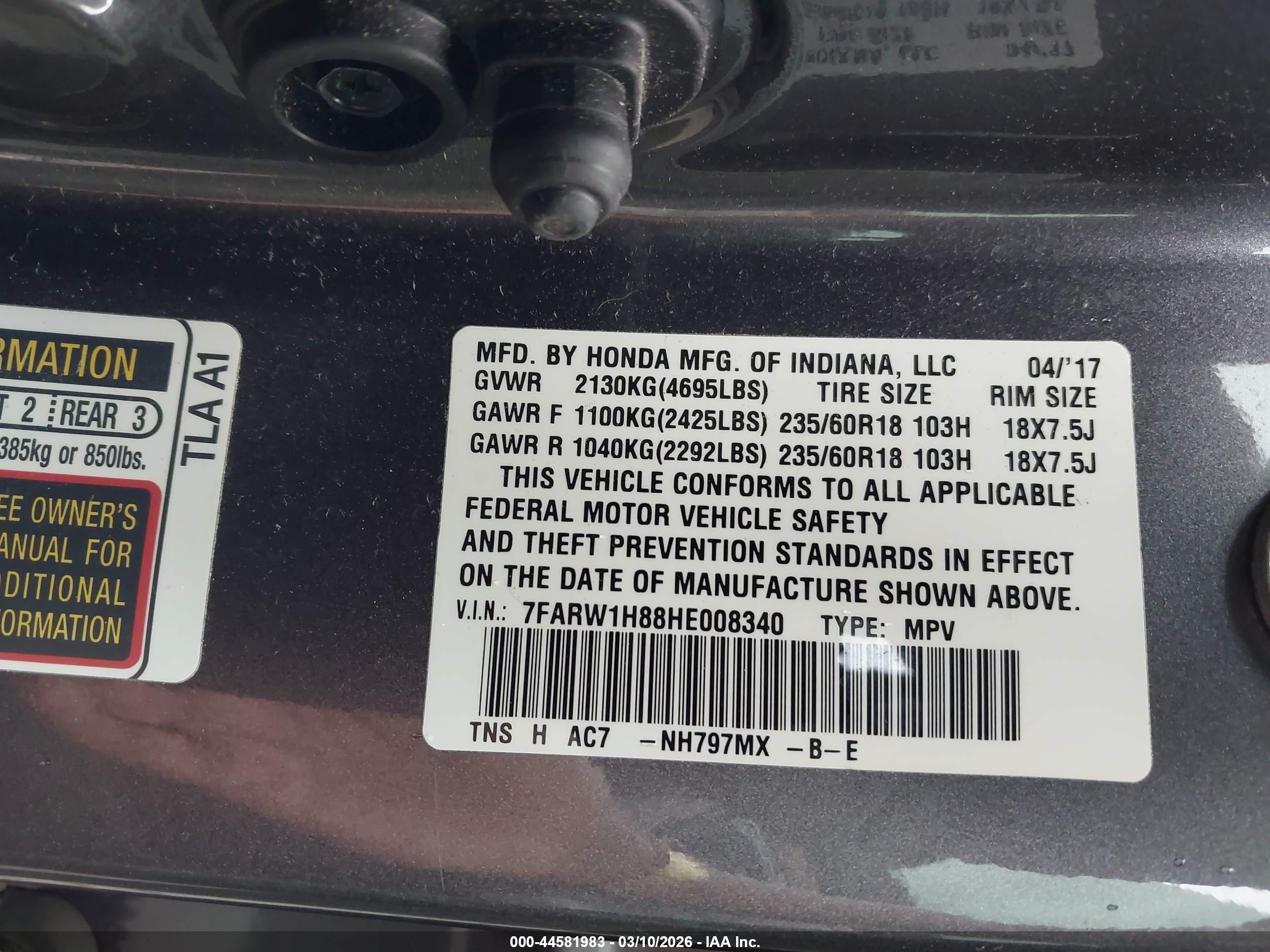 HONDA CR-V image 9