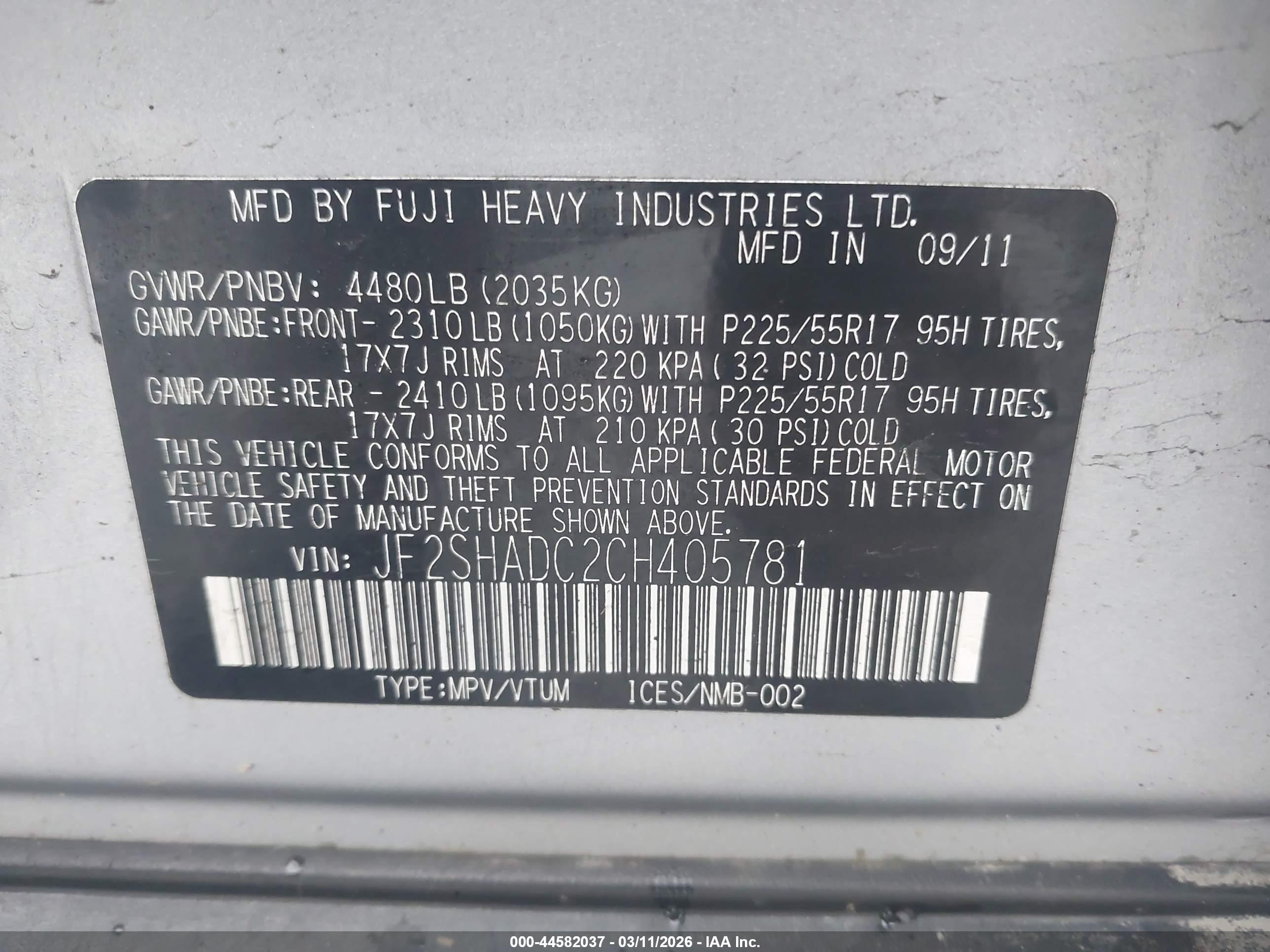 SUBARU FORESTER image 9