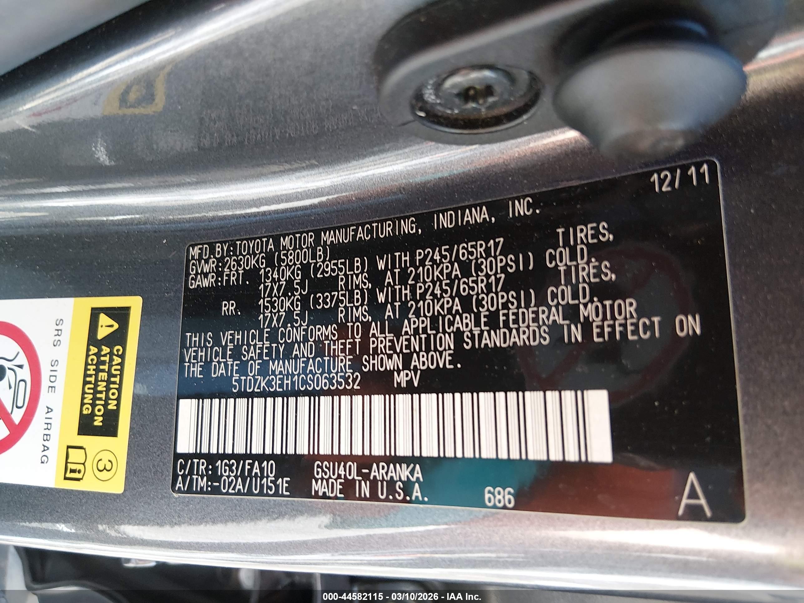 TOYOTA HIGHLANDER image 9