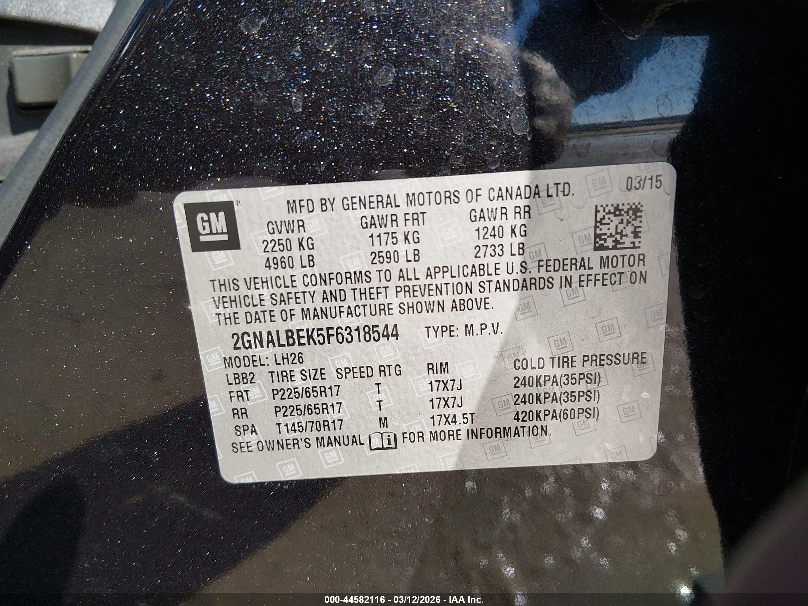 CHEVROLET EQUINOX image 9