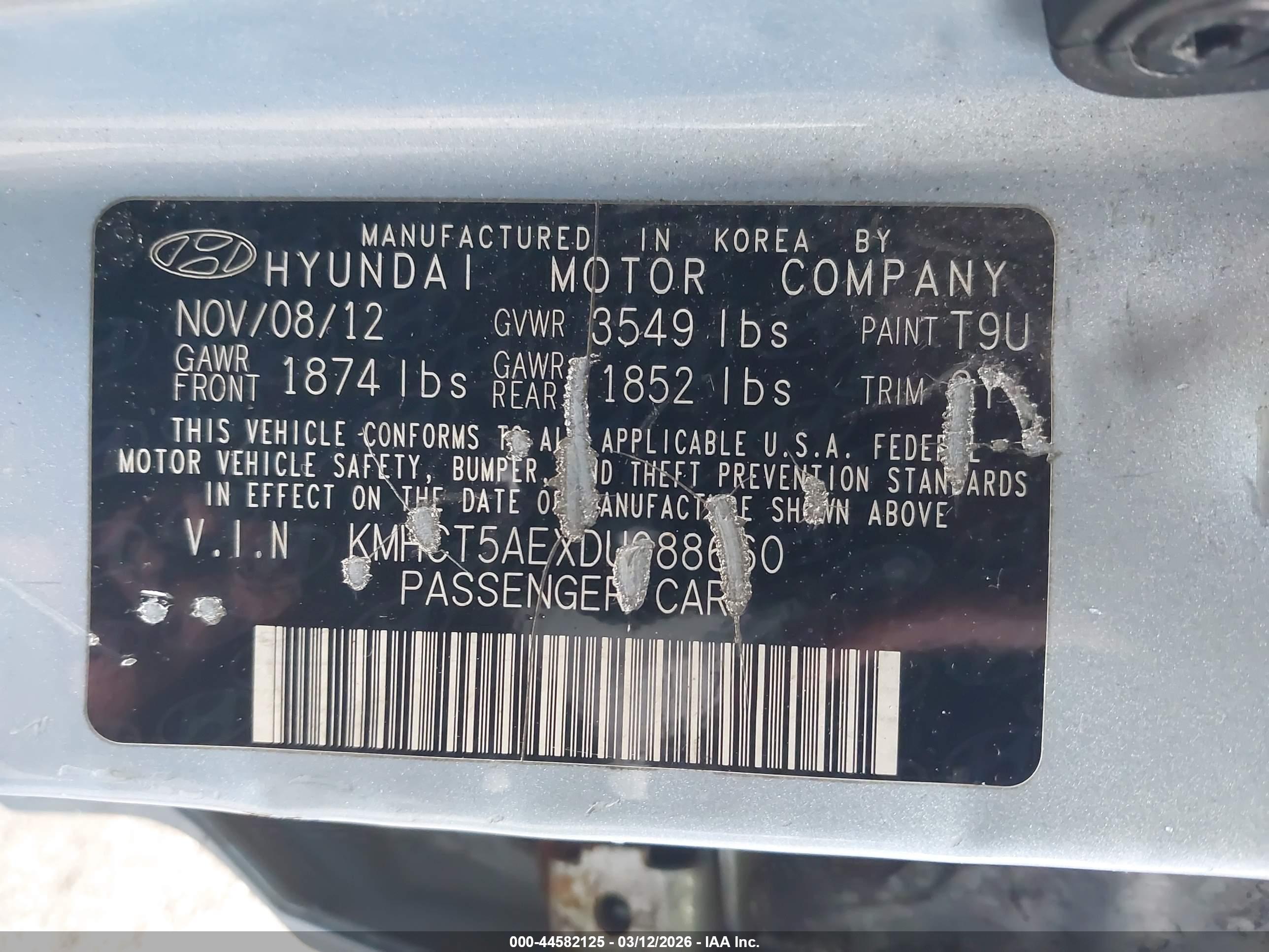 HYUNDAI ACCENT image 9