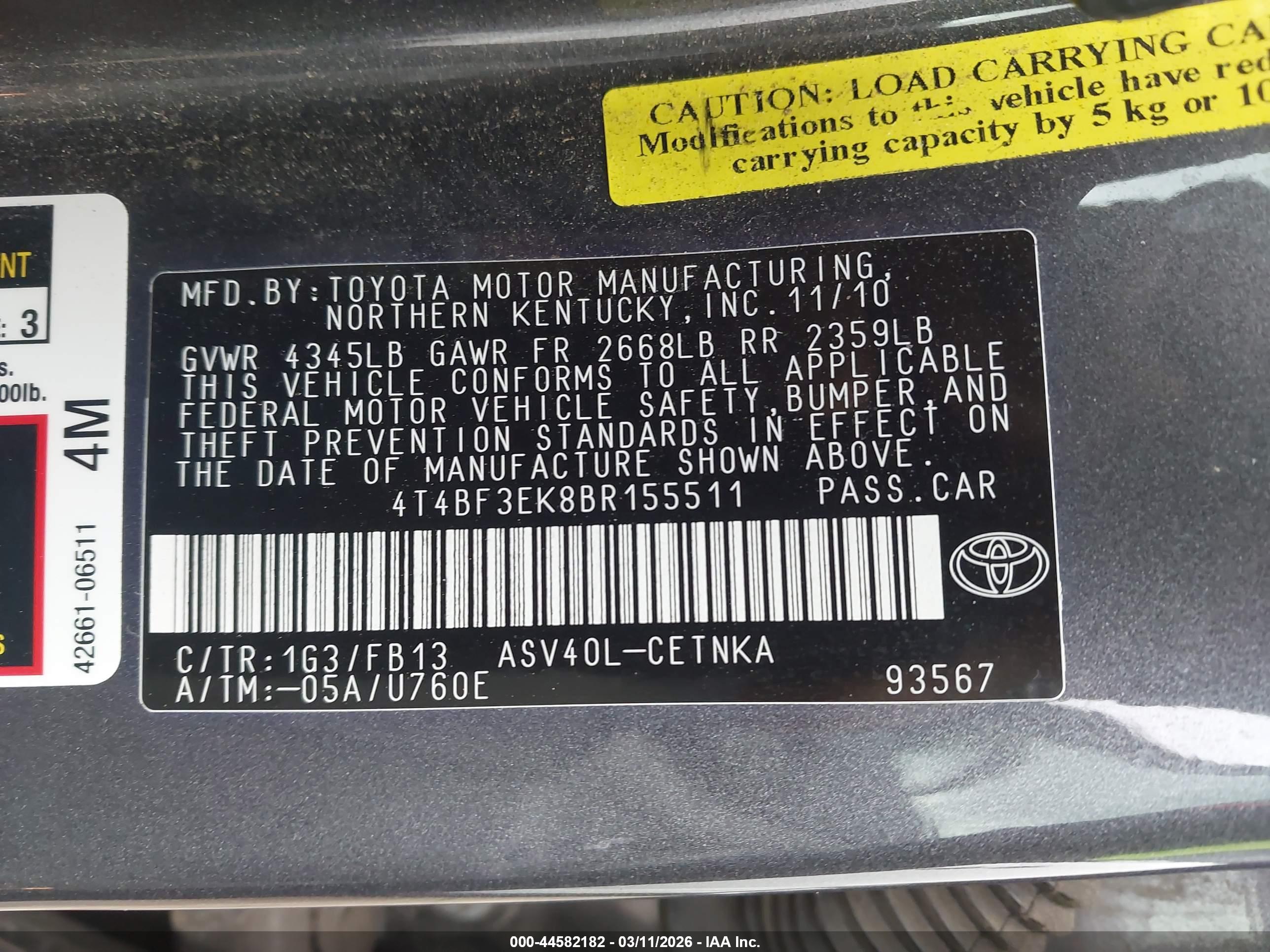 TOYOTA CAMRY image 9