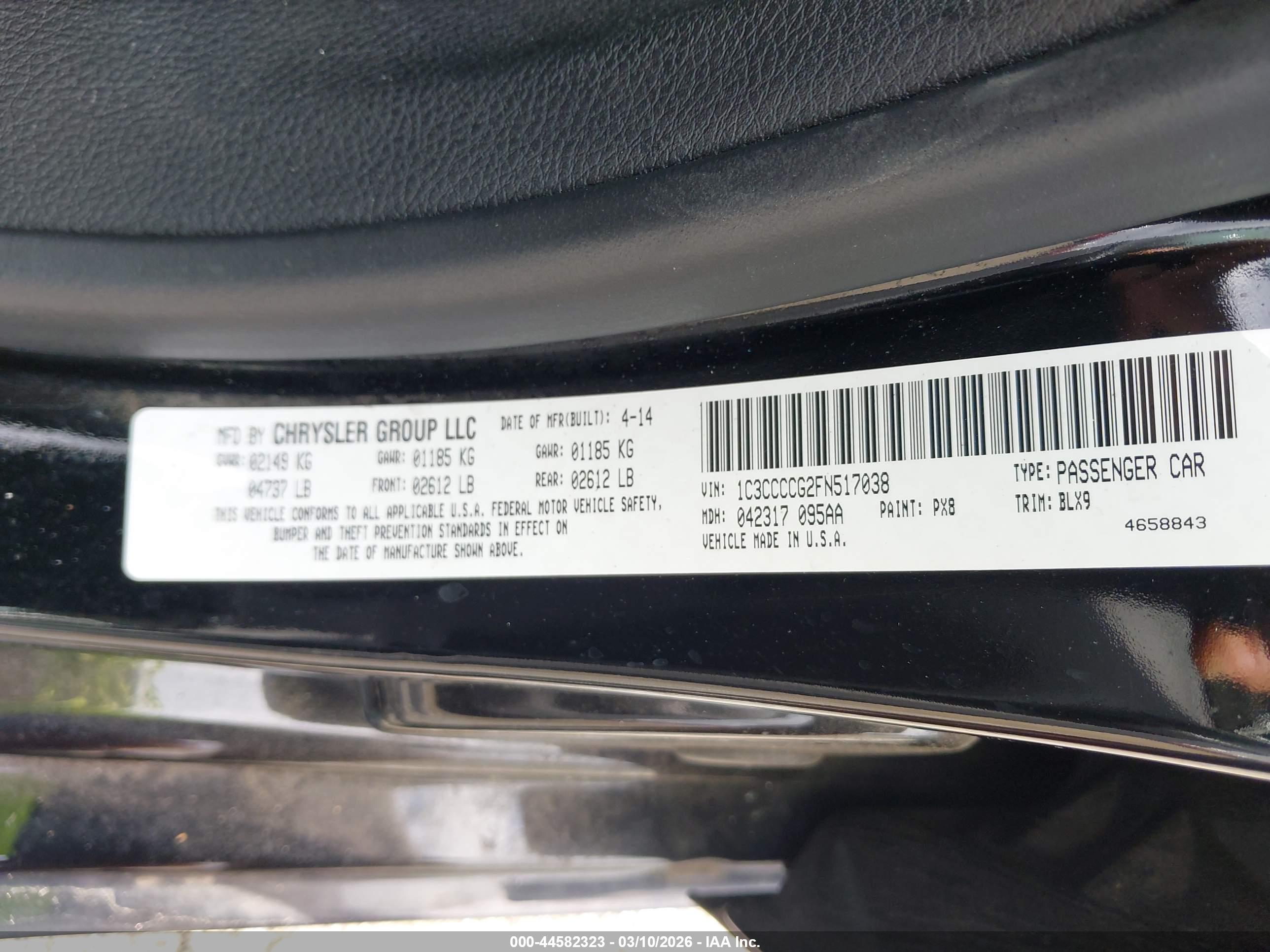 CHRYSLER 200 image 9