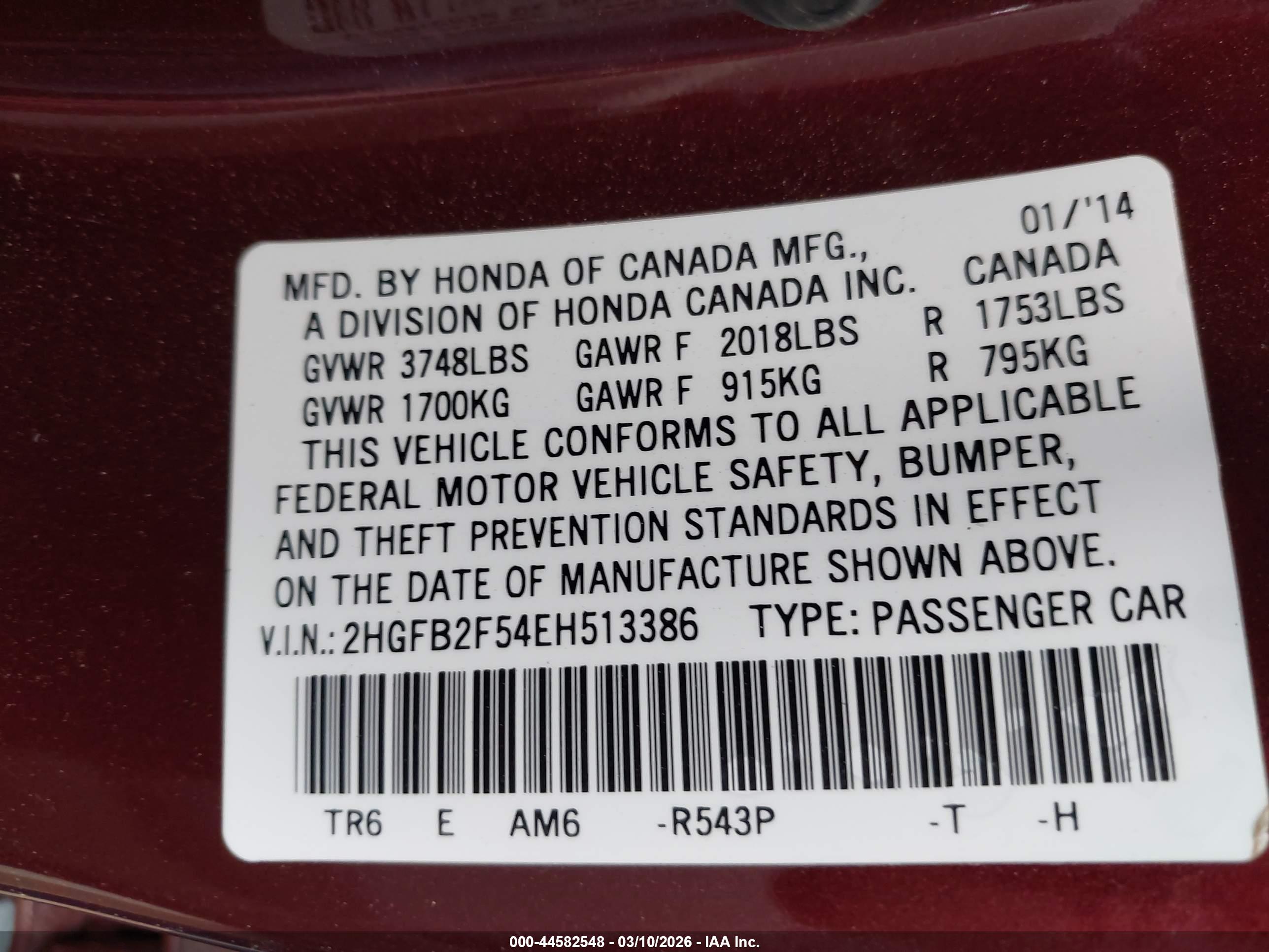 HONDA CIVIC image 9