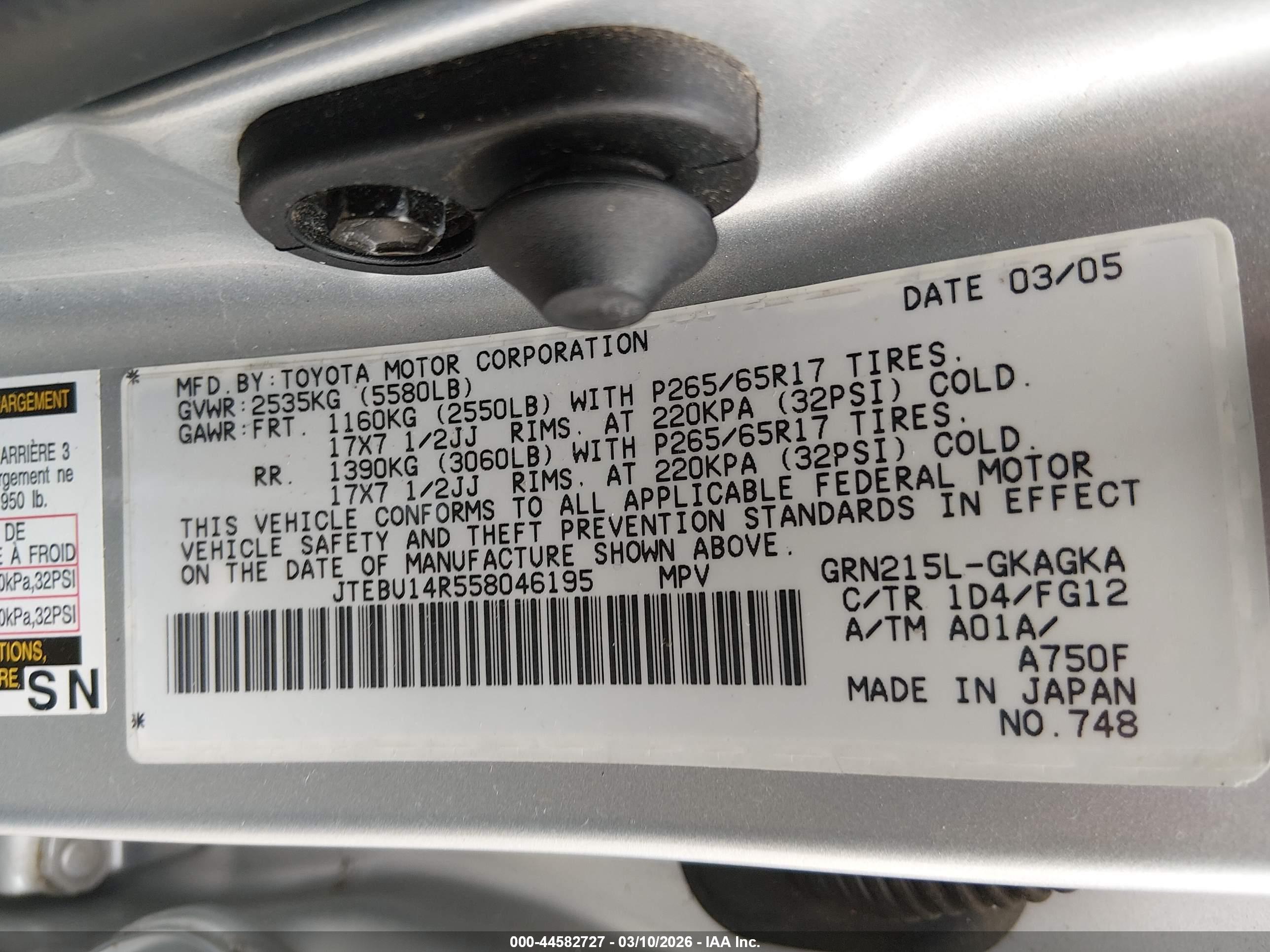 TOYOTA 4RUNNER image 9