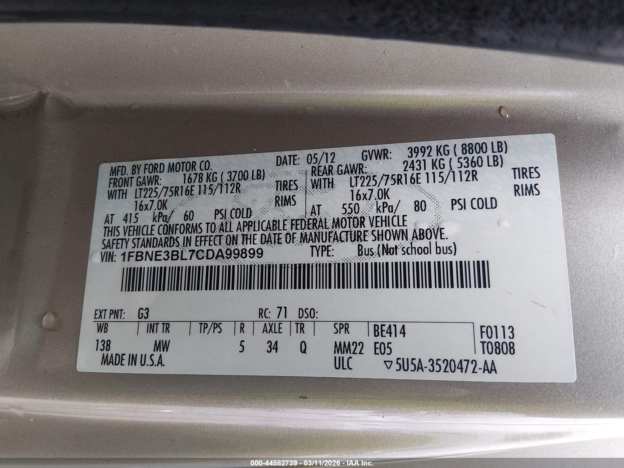 FORD E-350 image 9