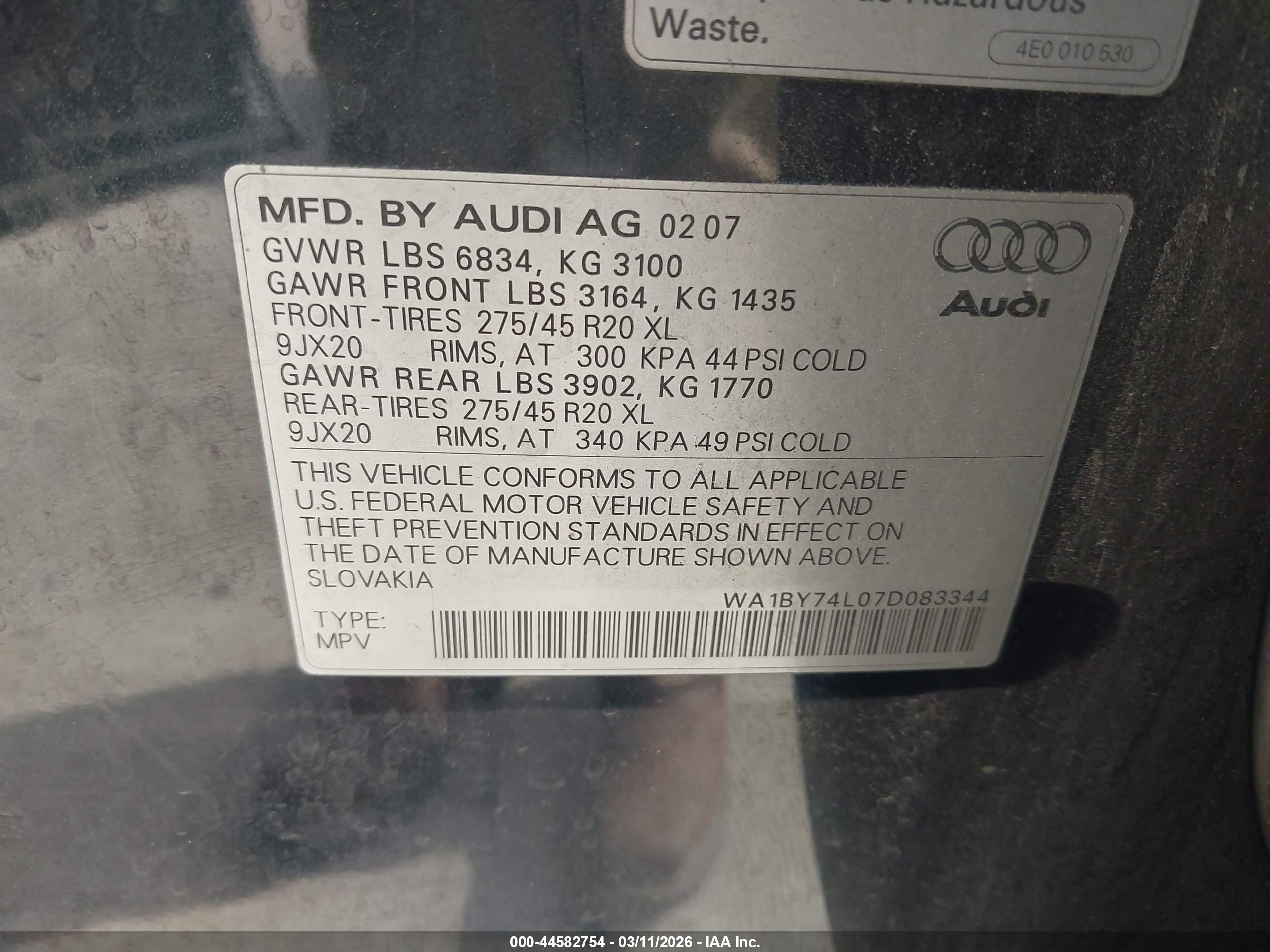 AUDI Q7 image 9