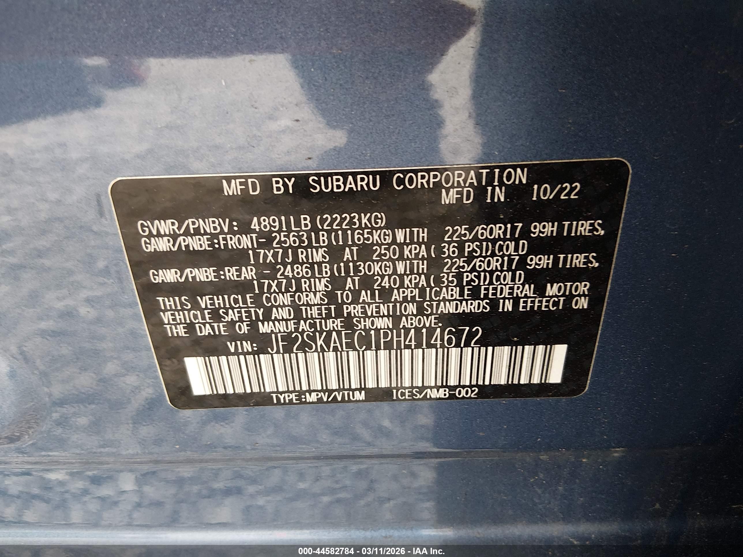 SUBARU FORESTER image 9